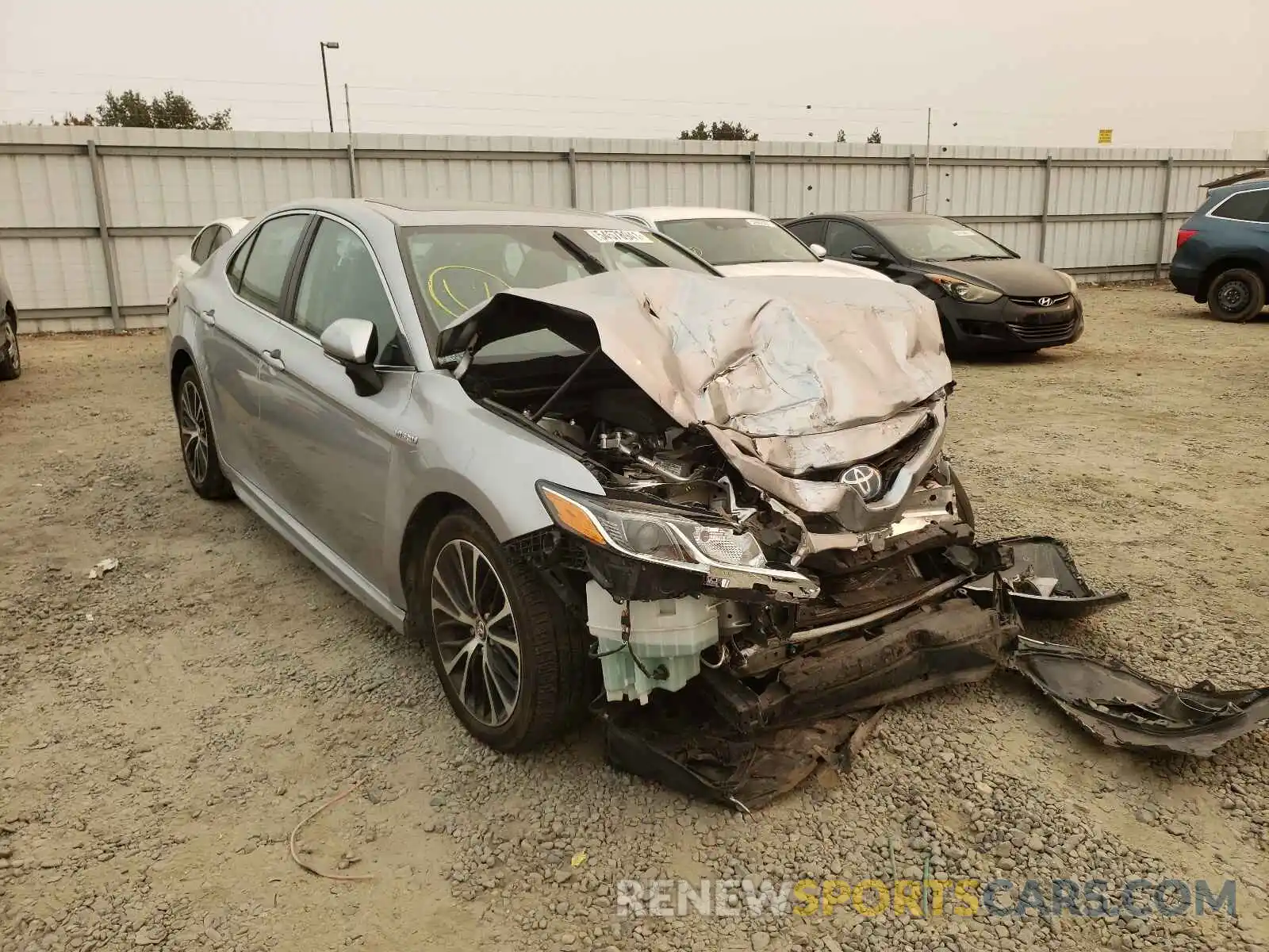 1 Photograph of a damaged car 4T1B21HK7KU514868 TOYOTA CAMRY 2019