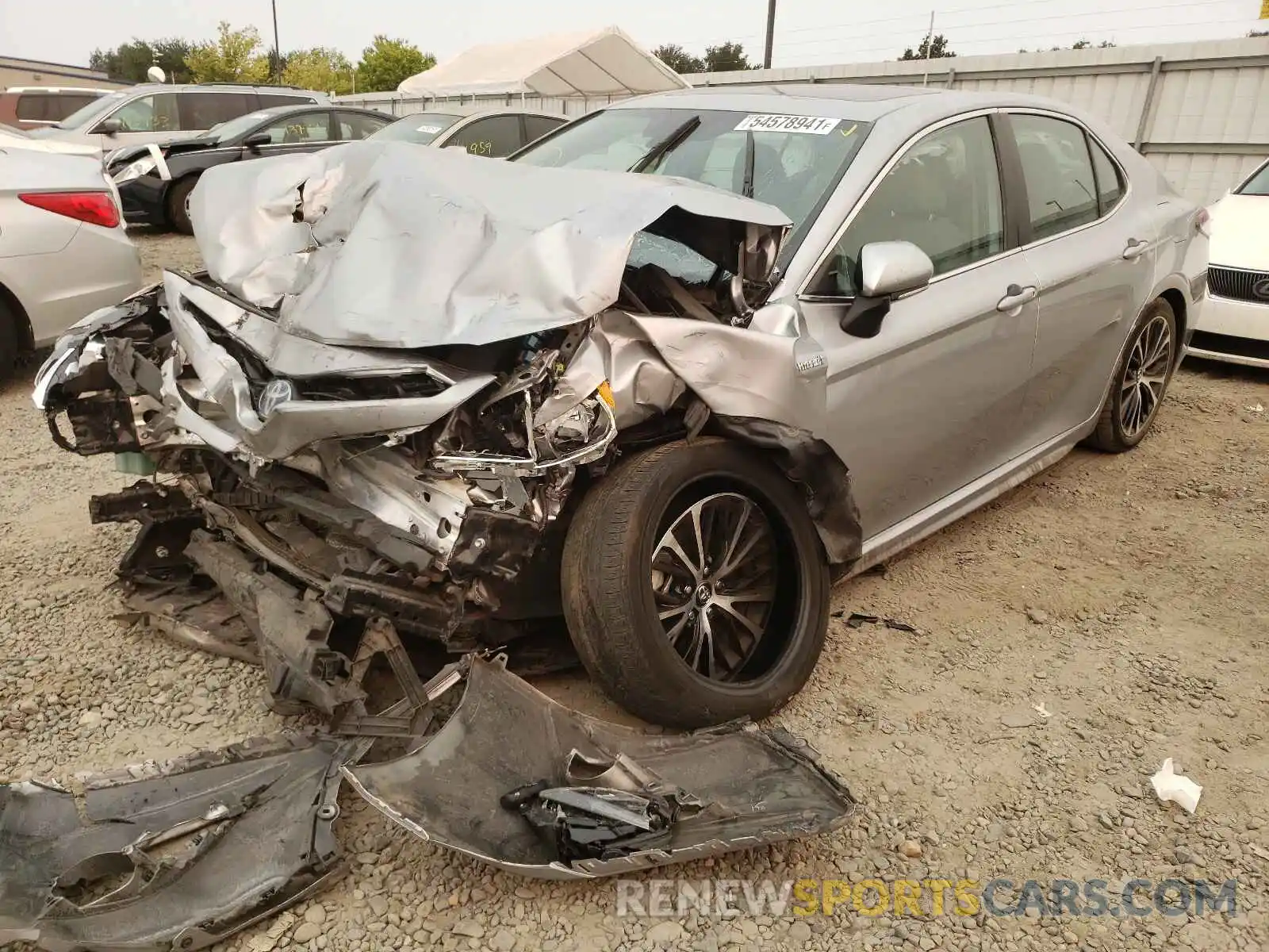 2 Photograph of a damaged car 4T1B21HK7KU514868 TOYOTA CAMRY 2019