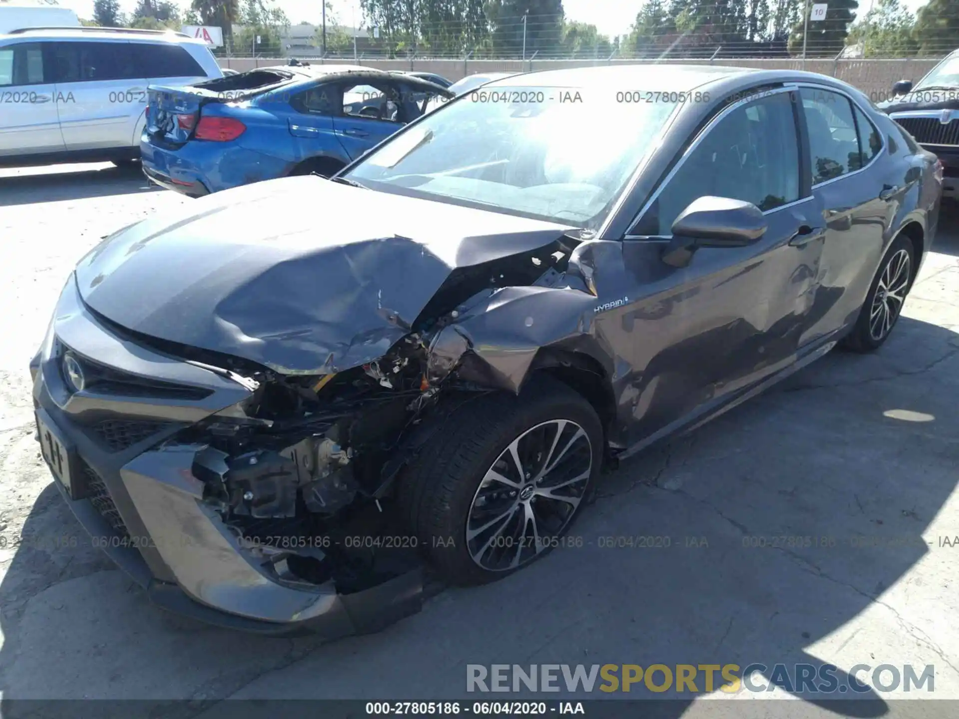 2 Photograph of a damaged car 4T1B21HK7KU515115 TOYOTA CAMRY 2019