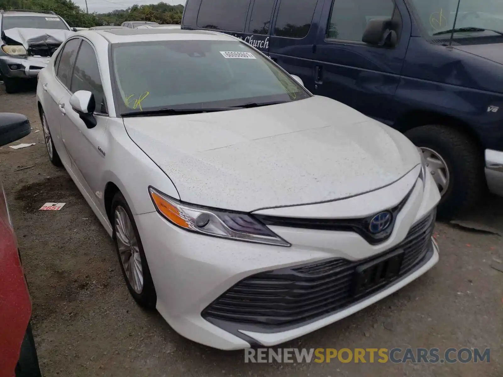 1 Photograph of a damaged car 4T1B21HK7KU515423 TOYOTA CAMRY 2019