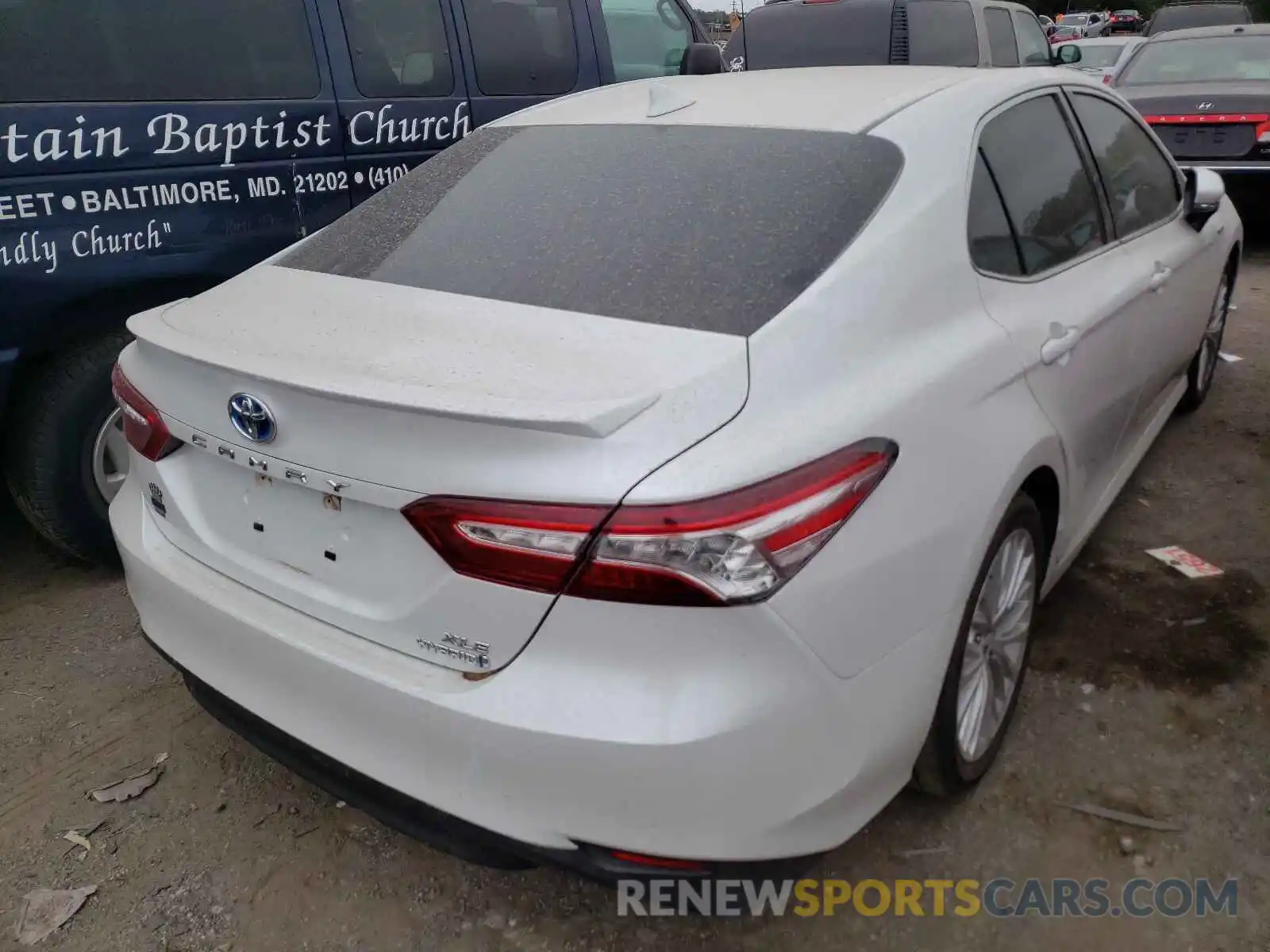 4 Фотография поврежденного автомобиля 4T1B21HK7KU515423 TOYOTA CAMRY 2019