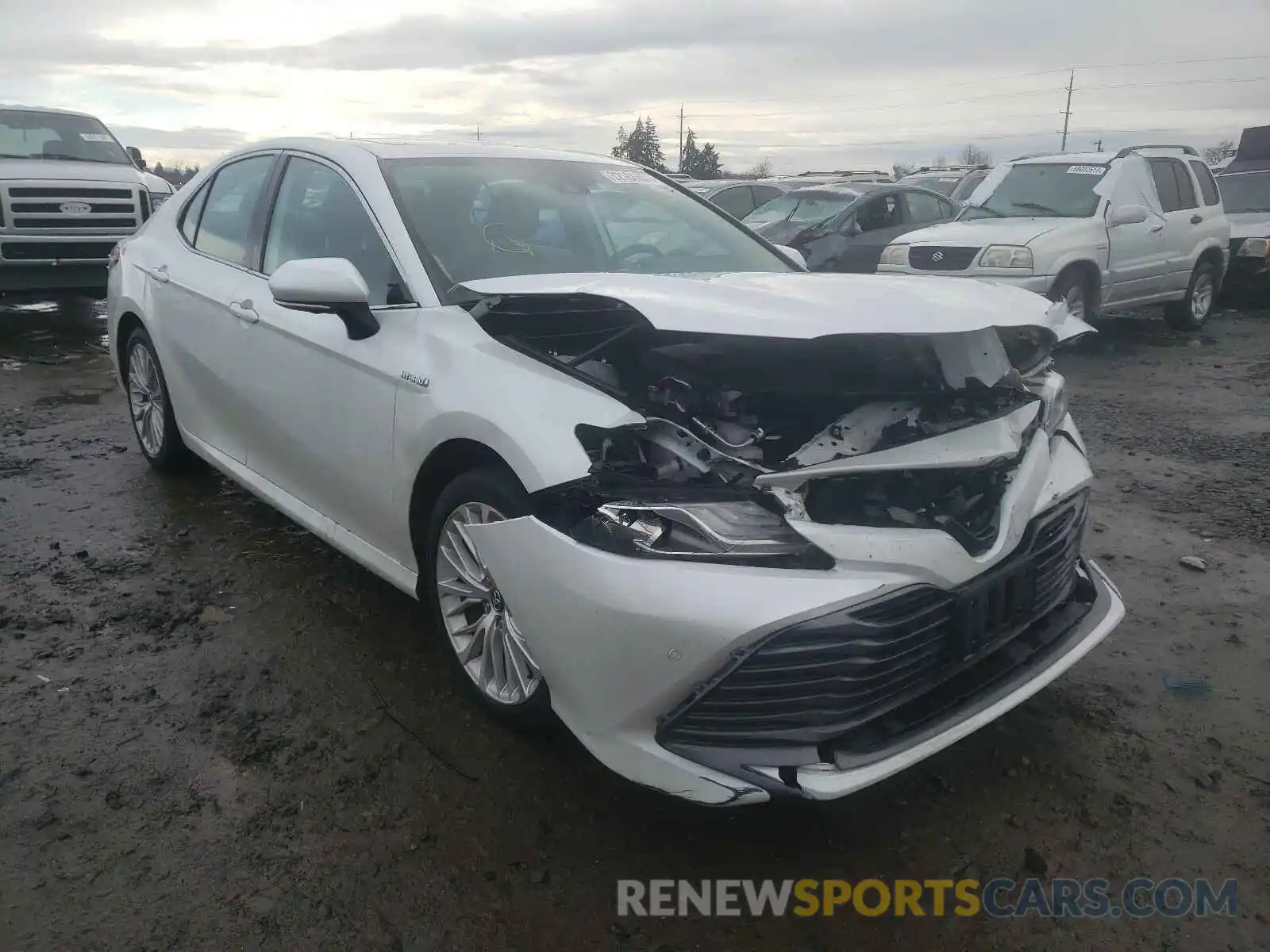 1 Photograph of a damaged car 4T1B21HK7KU516295 TOYOTA CAMRY 2019