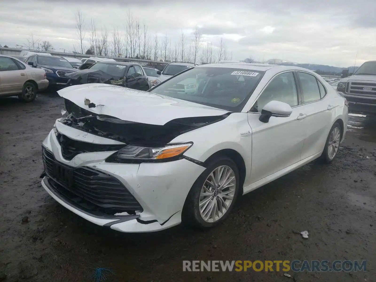 2 Photograph of a damaged car 4T1B21HK7KU516295 TOYOTA CAMRY 2019