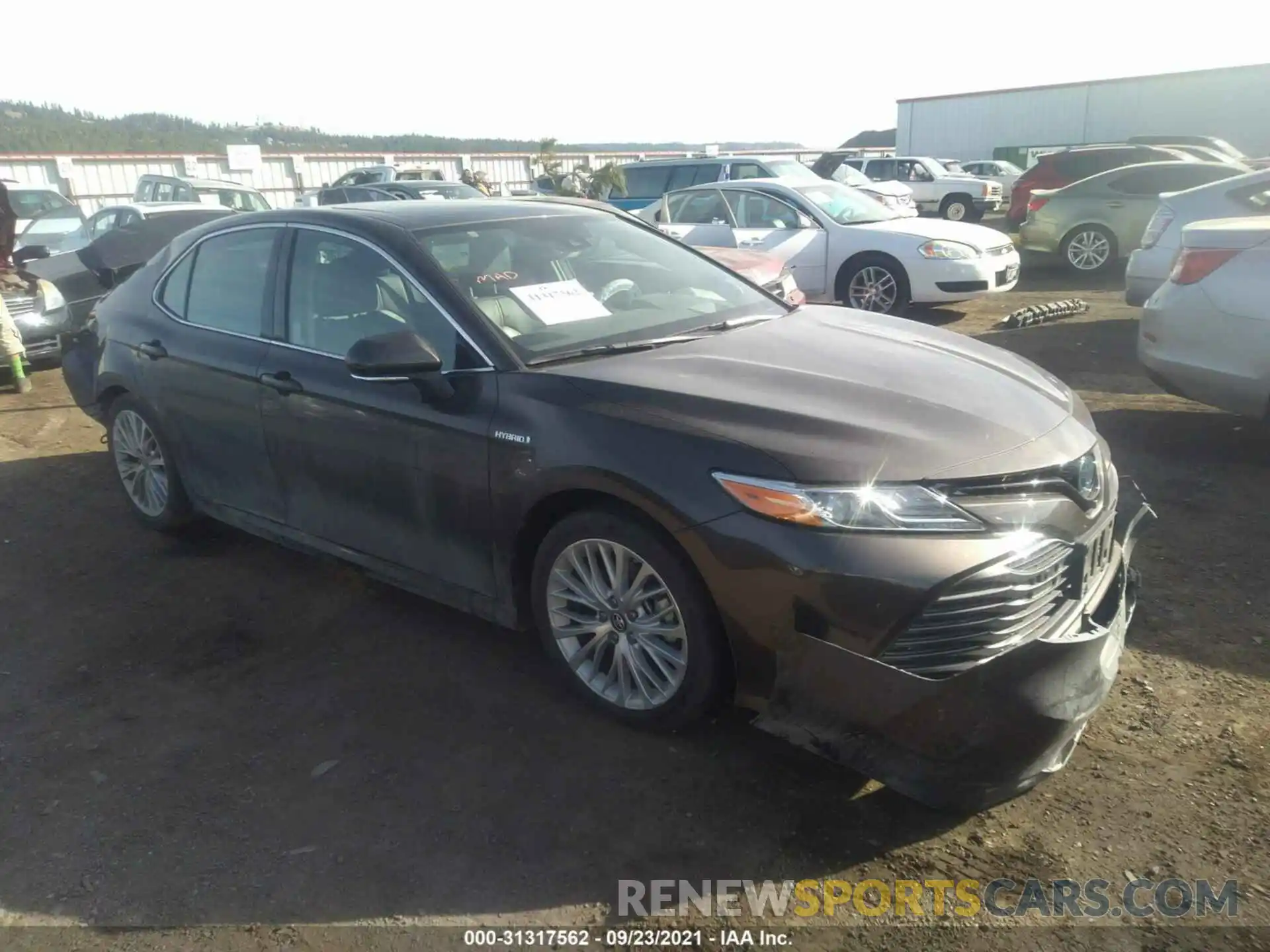 1 Photograph of a damaged car 4T1B21HK7KU516412 TOYOTA CAMRY 2019