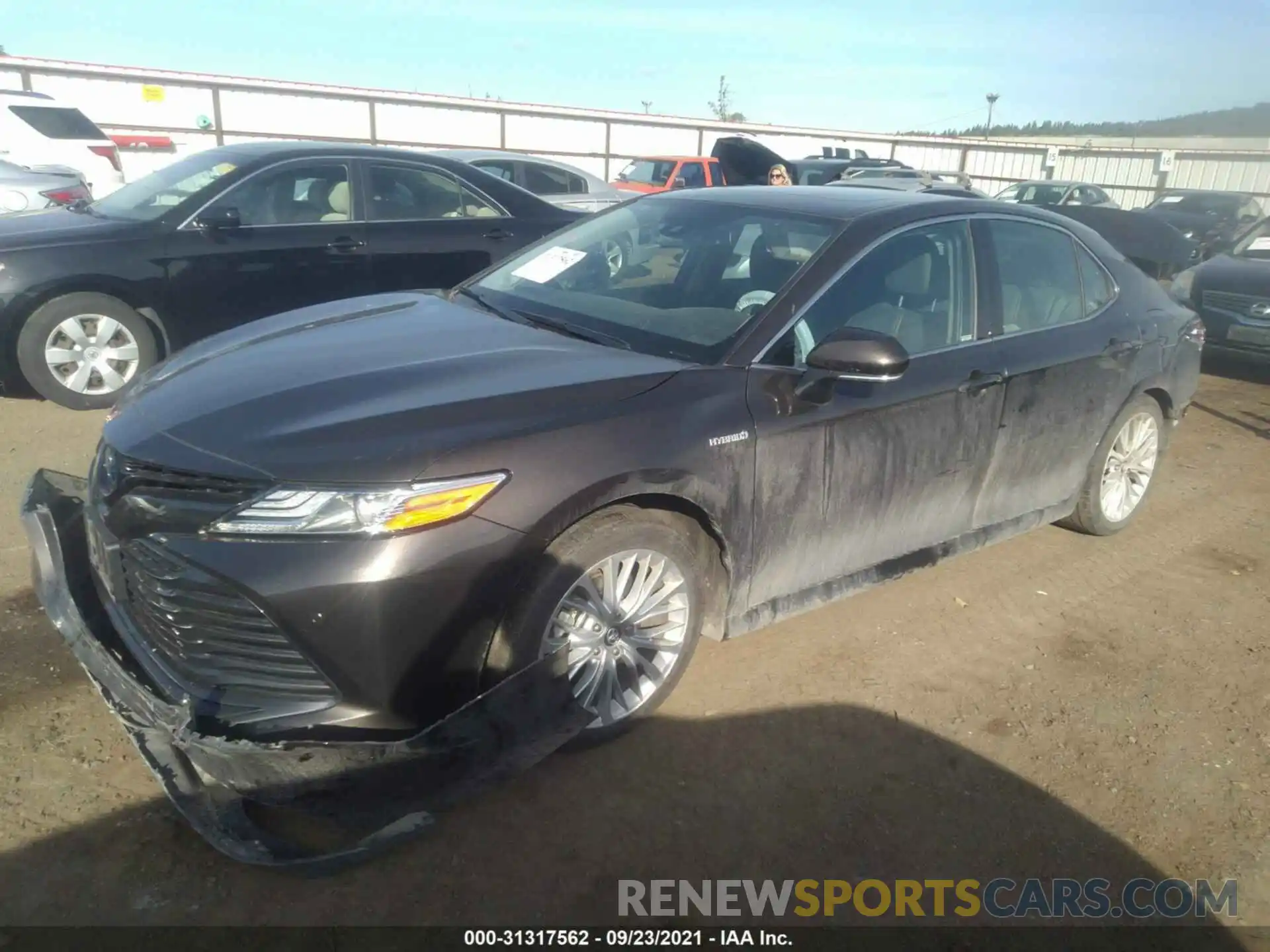 2 Photograph of a damaged car 4T1B21HK7KU516412 TOYOTA CAMRY 2019