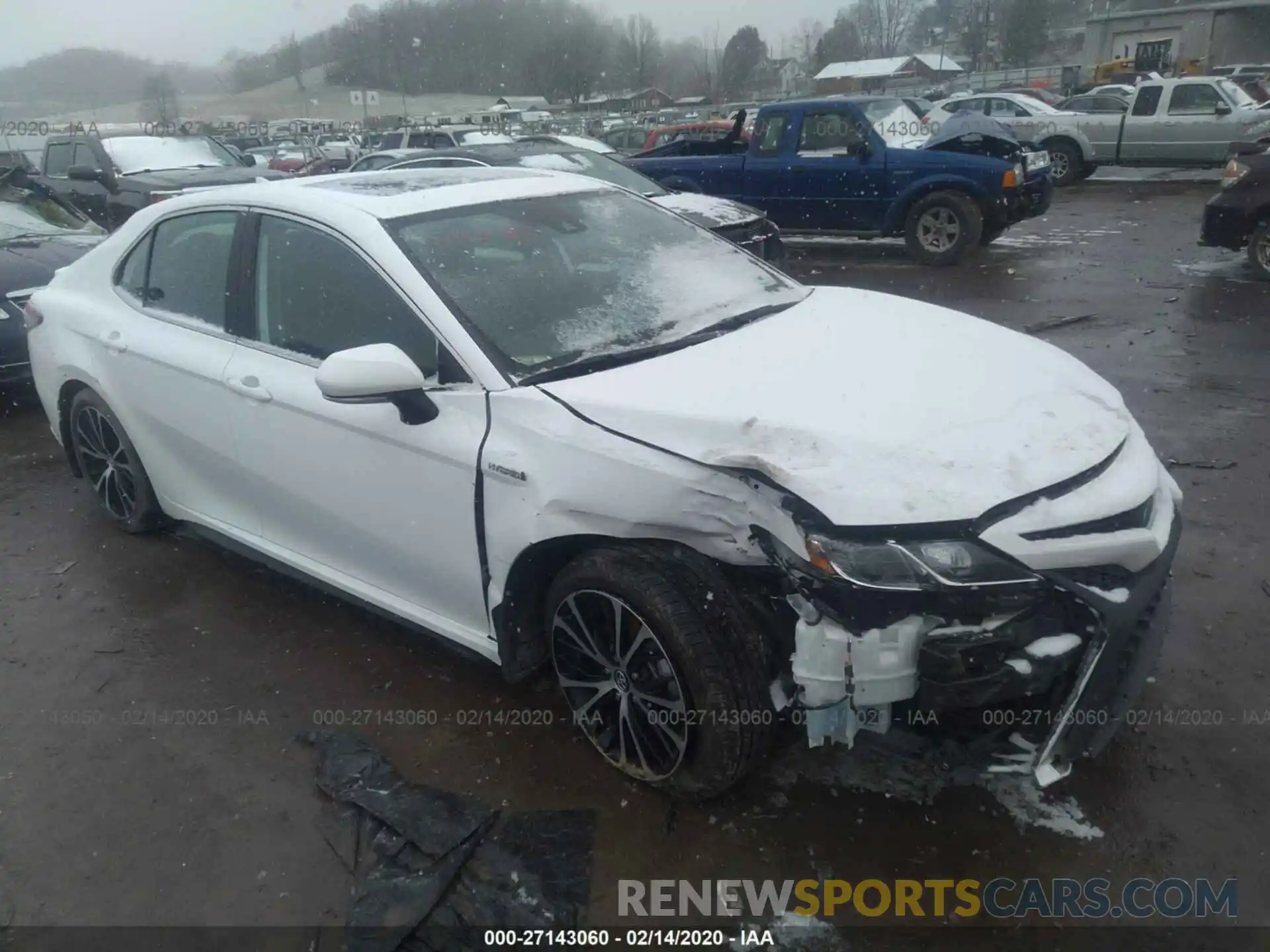 1 Photograph of a damaged car 4T1B21HK7KU516426 TOYOTA CAMRY 2019