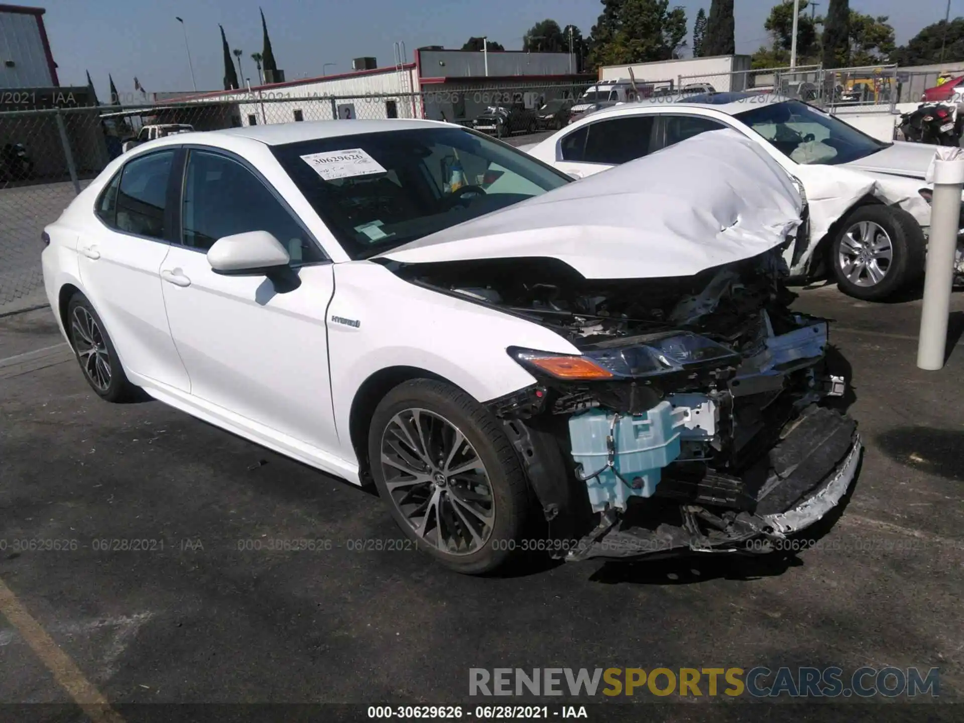 1 Photograph of a damaged car 4T1B21HK7KU516927 TOYOTA CAMRY 2019