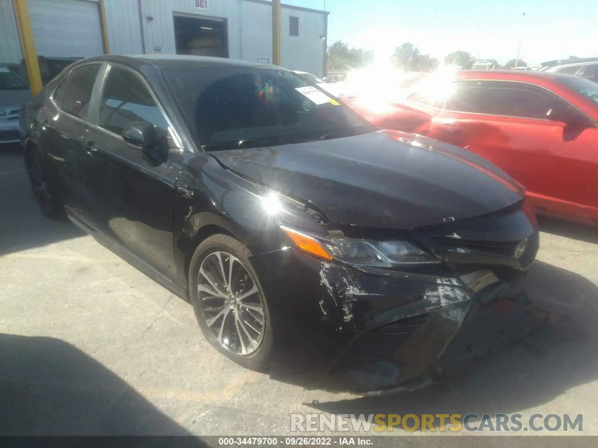 1 Photograph of a damaged car 4T1B21HK7KU518676 TOYOTA CAMRY 2019