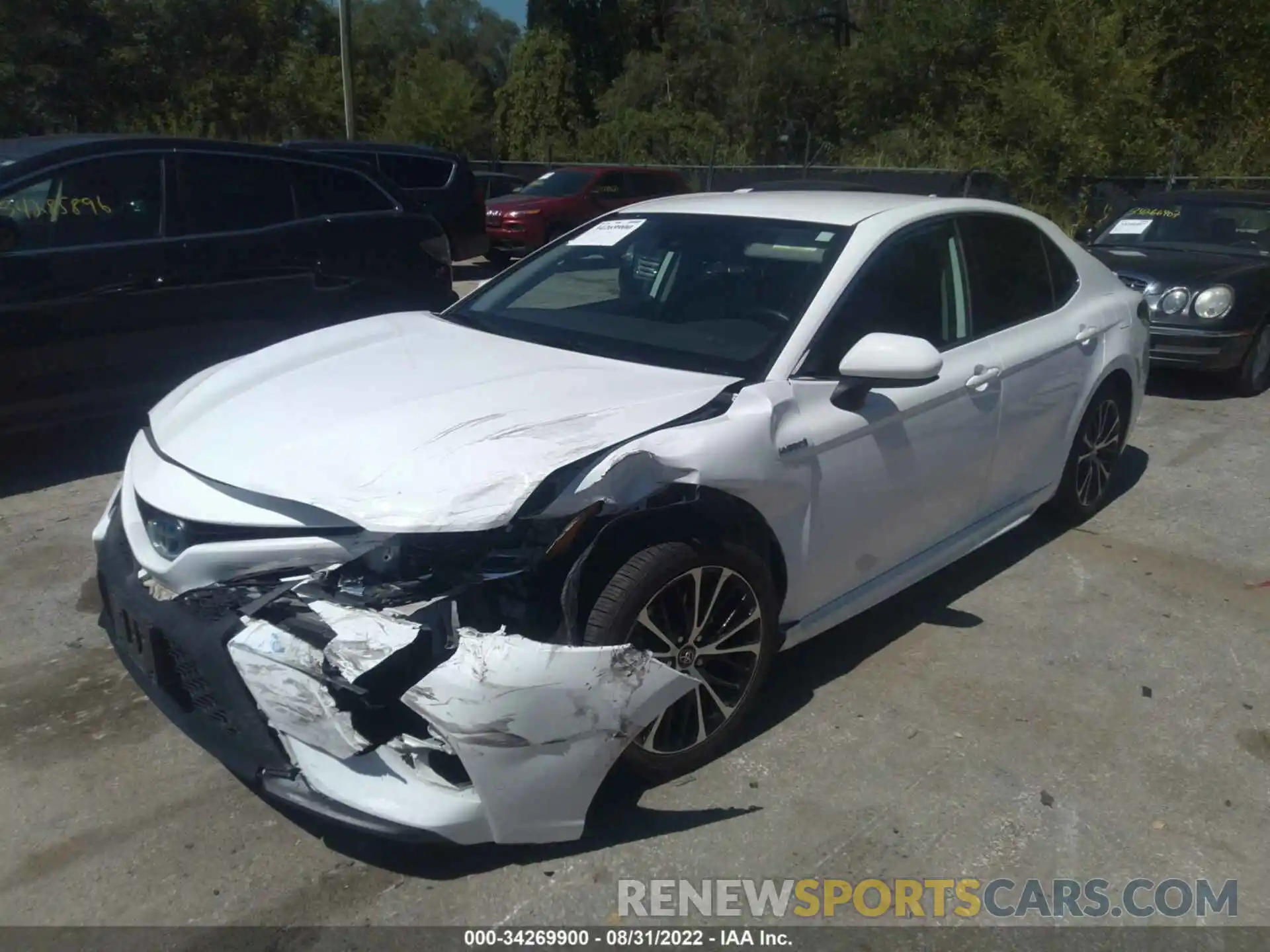 2 Photograph of a damaged car 4T1B21HK7KU519164 TOYOTA CAMRY 2019