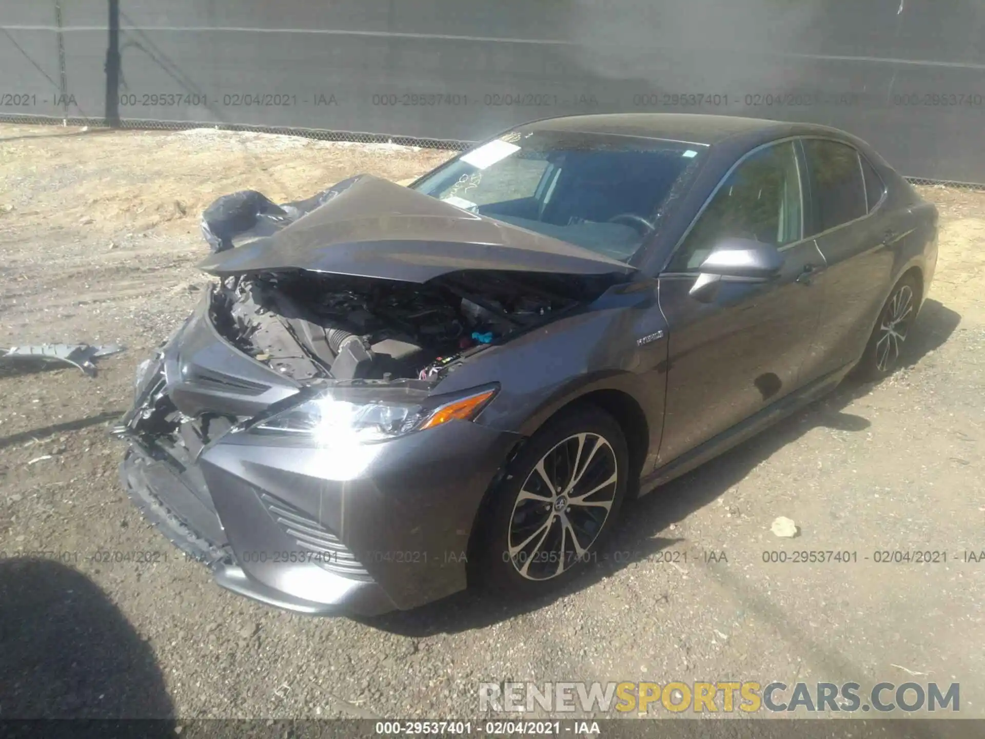 2 Photograph of a damaged car 4T1B21HK7KU521464 TOYOTA CAMRY 2019