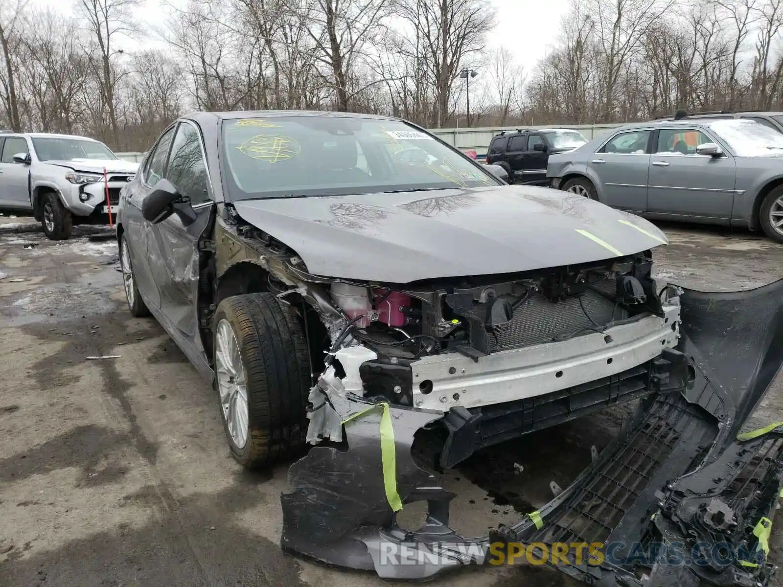 1 Photograph of a damaged car 4T1B21HK8KU010460 TOYOTA CAMRY 2019