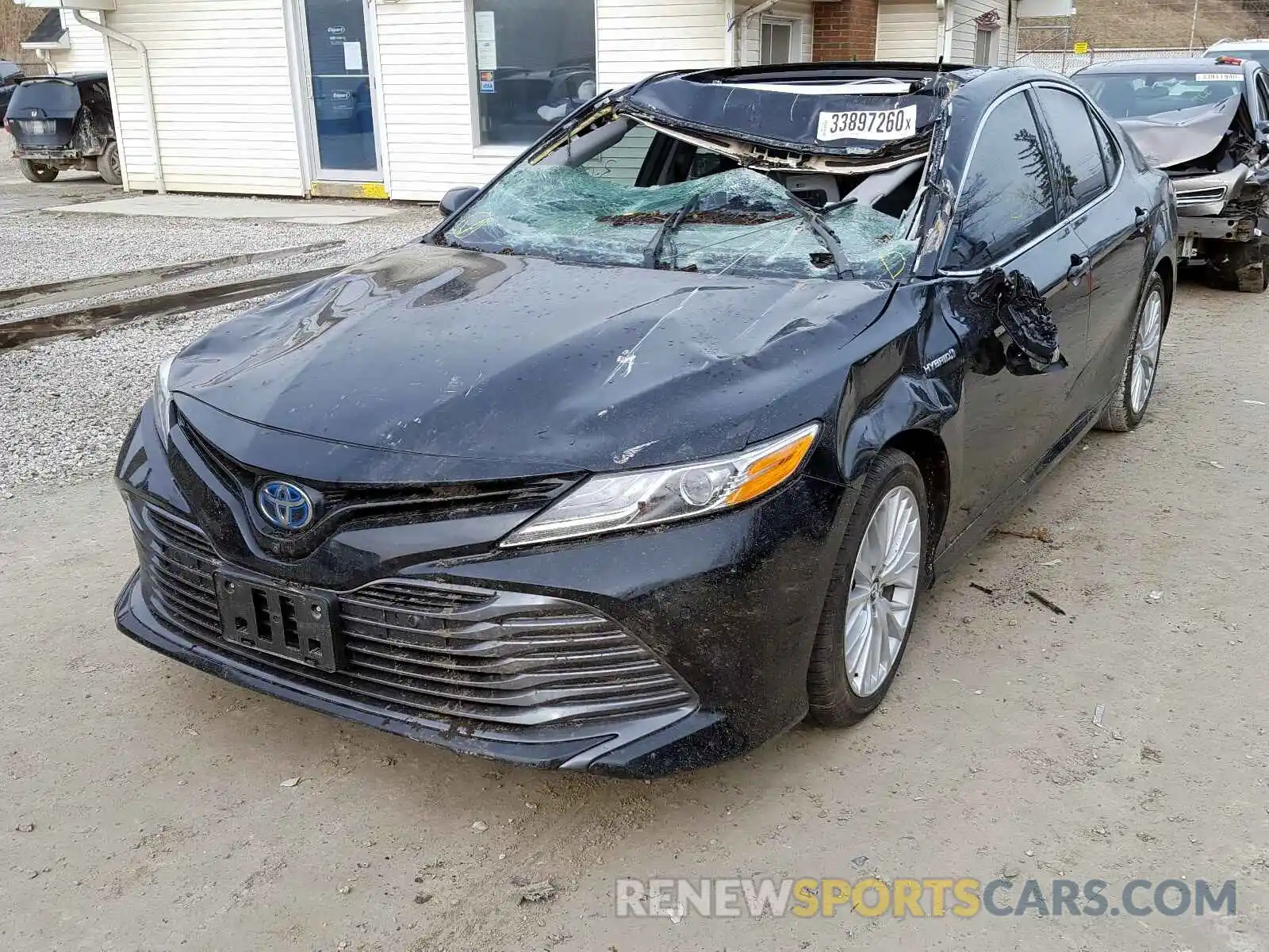 2 Photograph of a damaged car 4T1B21HK8KU010653 TOYOTA CAMRY 2019