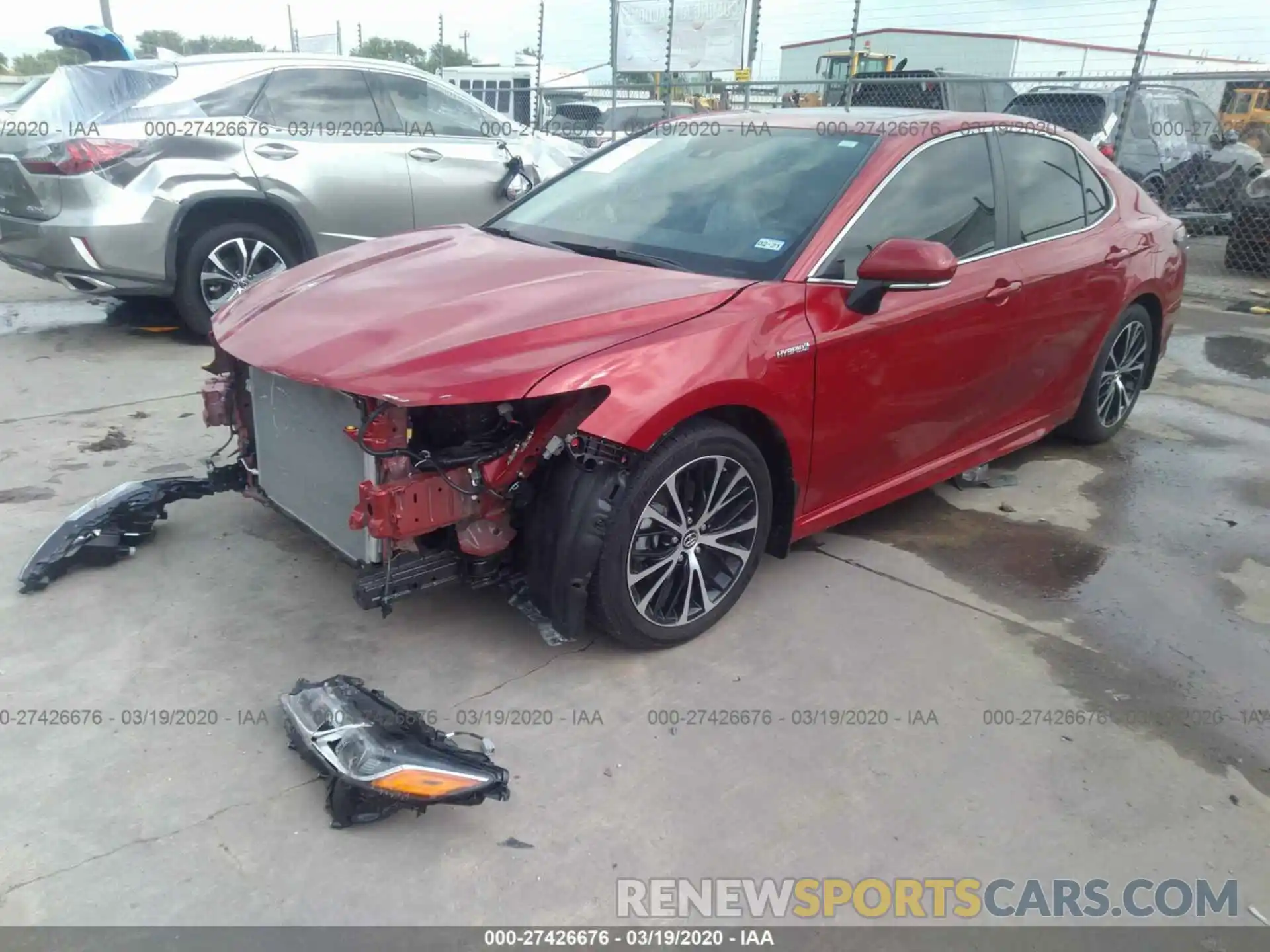 2 Фотография поврежденного автомобиля 4T1B21HK8KU012287 TOYOTA CAMRY 2019