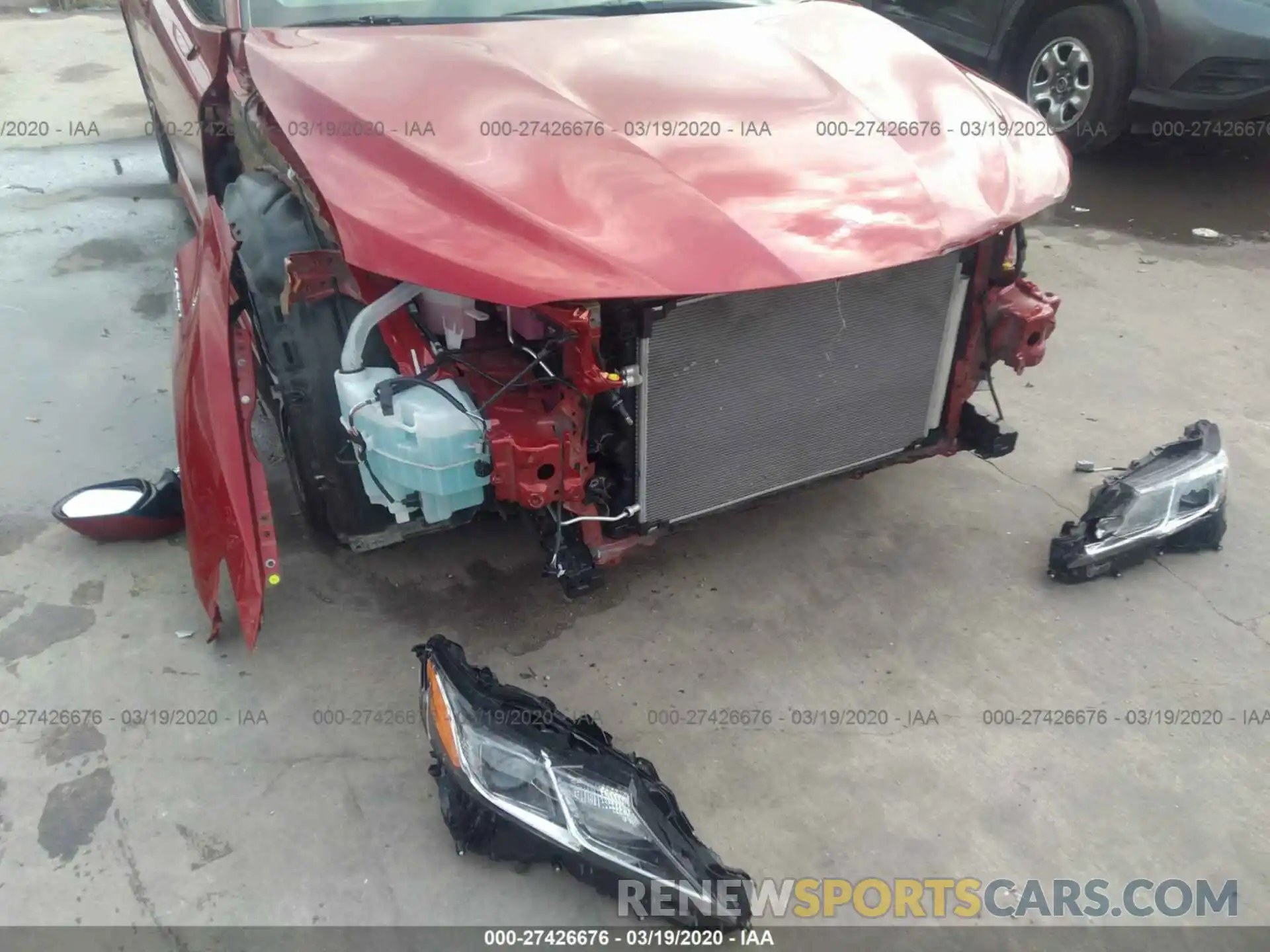 6 Photograph of a damaged car 4T1B21HK8KU012287 TOYOTA CAMRY 2019