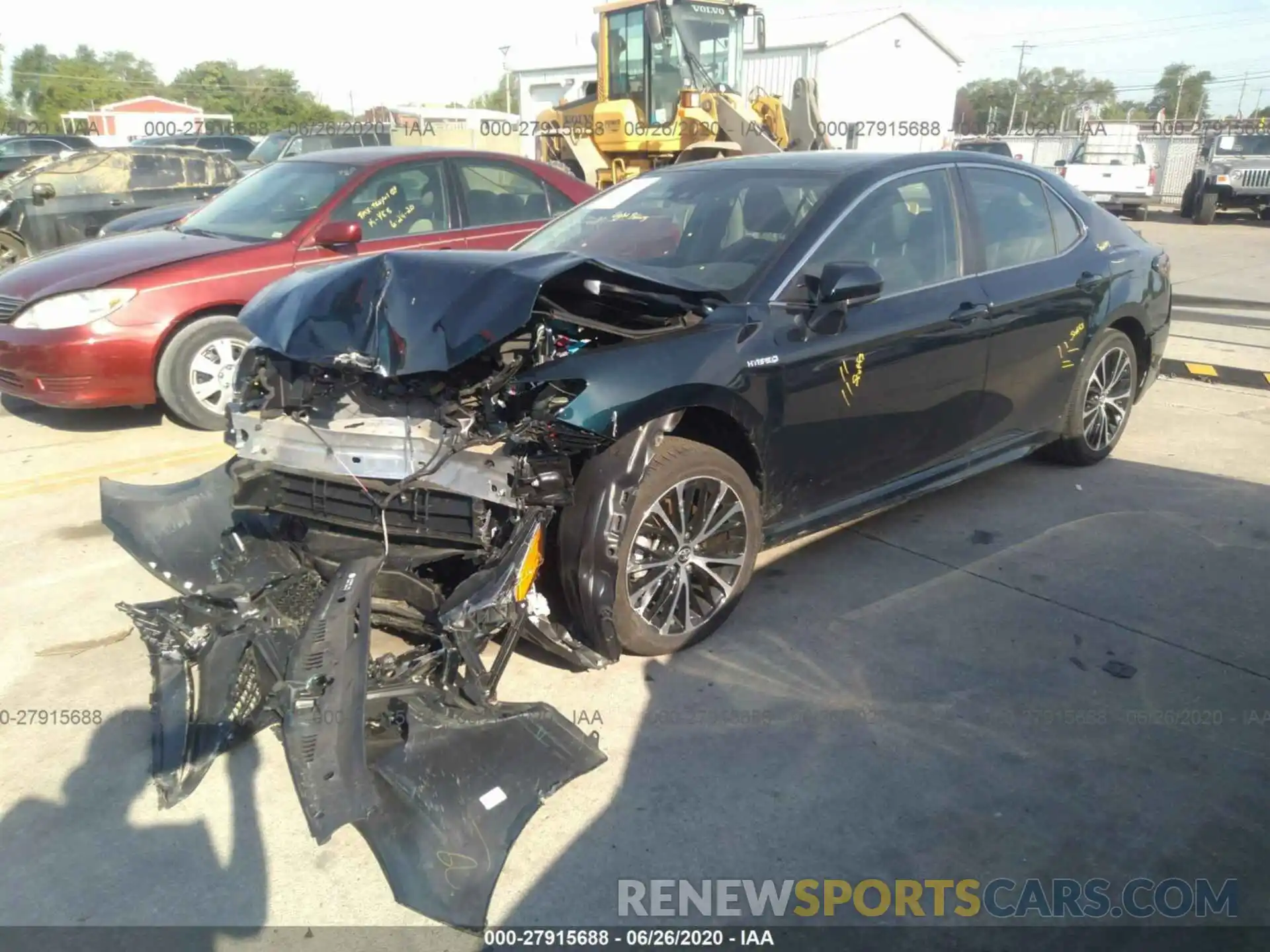 2 Photograph of a damaged car 4T1B21HK8KU514314 TOYOTA CAMRY 2019