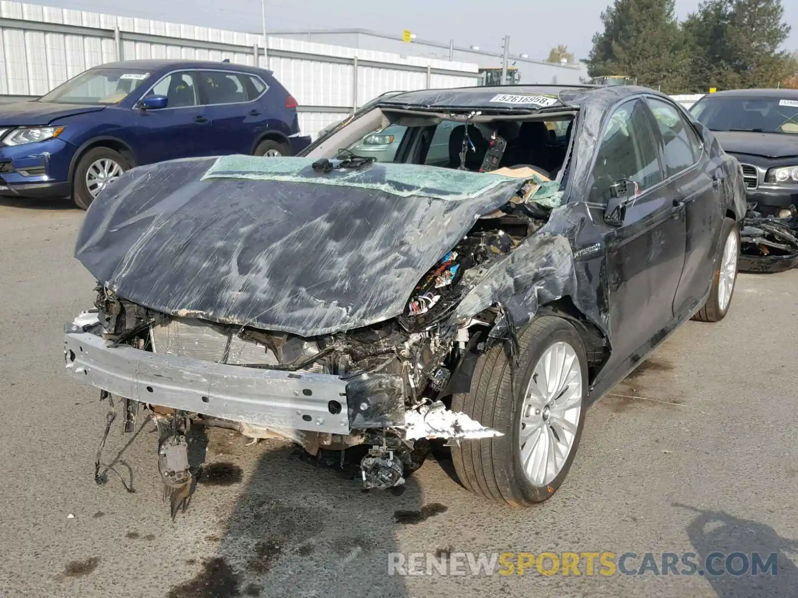 2 Photograph of a damaged car 4T1B21HK9KU010158 TOYOTA CAMRY 2019