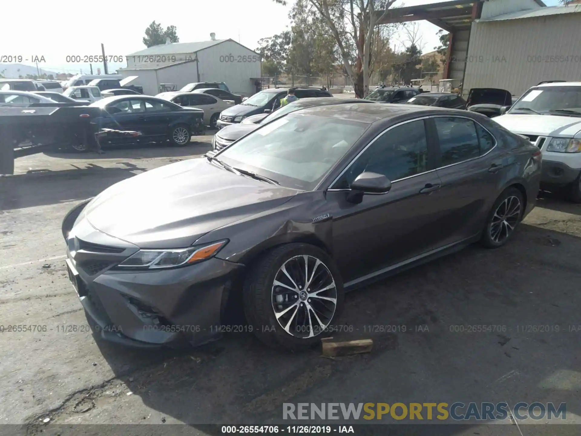 2 Photograph of a damaged car 4T1B21HK9KU011598 TOYOTA CAMRY 2019