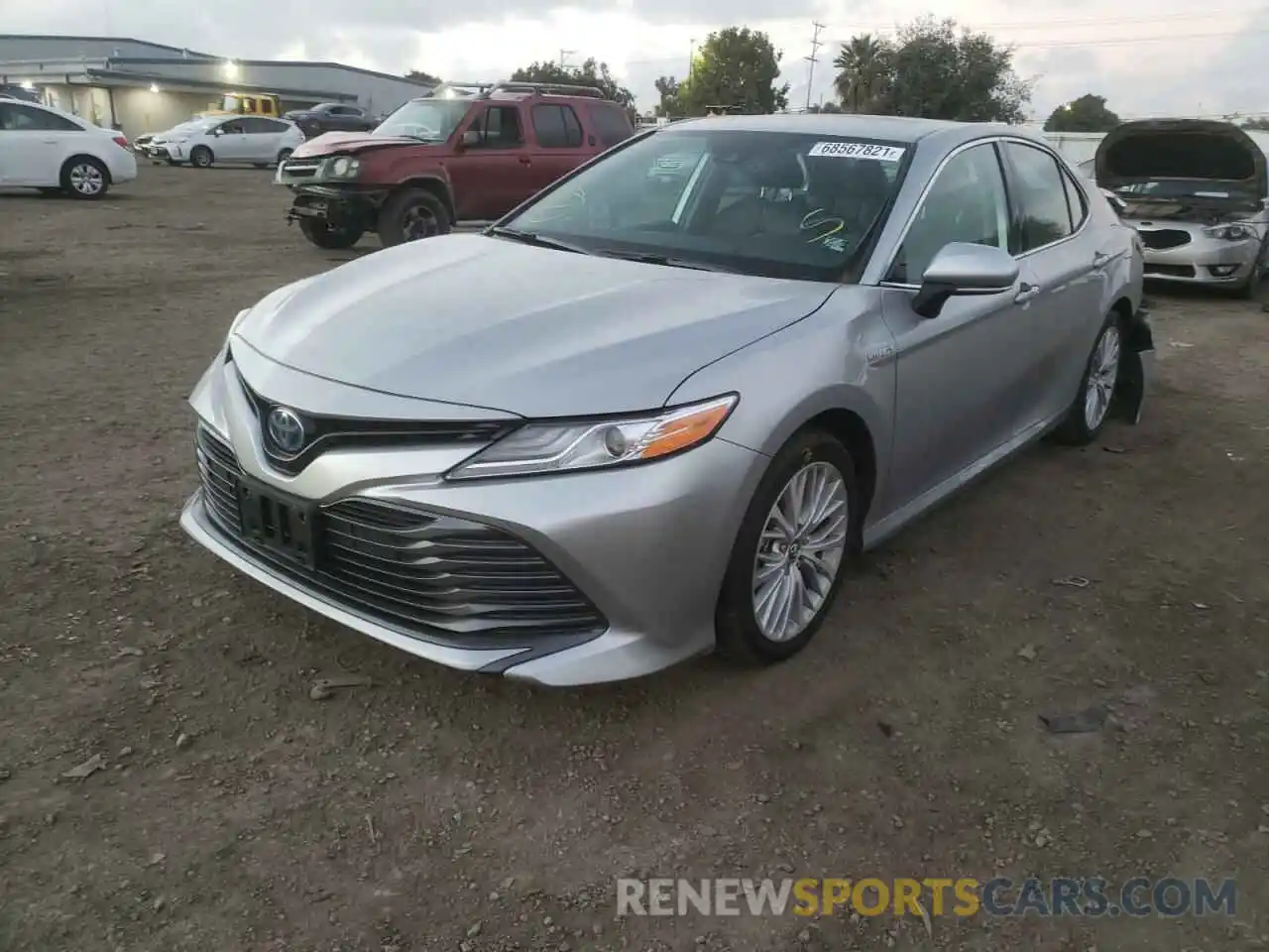 2 Photograph of a damaged car 4T1B21HK9KU513706 TOYOTA CAMRY 2019