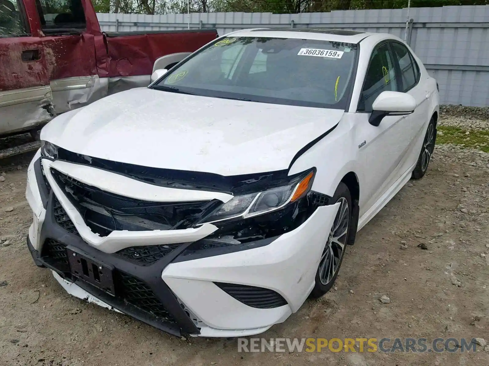 2 Photograph of a damaged car 4T1B21HK9KU514340 TOYOTA CAMRY 2019