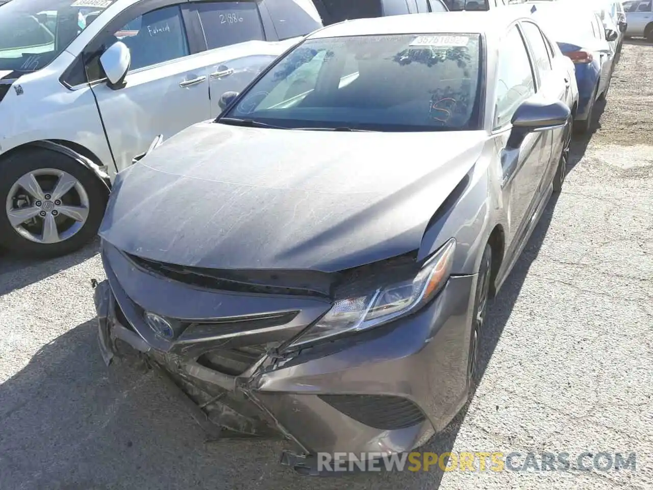 2 Photograph of a damaged car 4T1B21HK9KU515097 TOYOTA CAMRY 2019