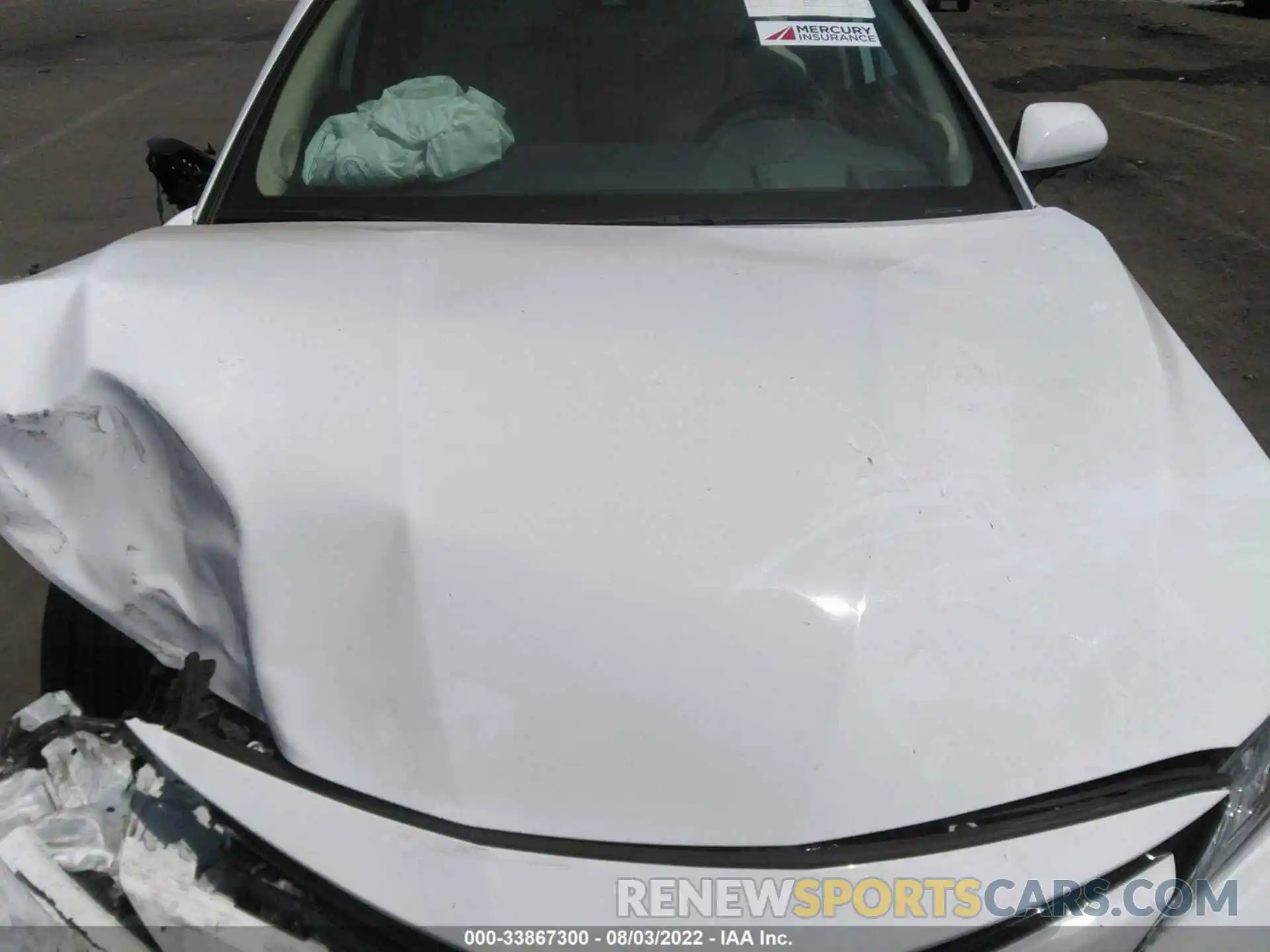 10 Photograph of a damaged car 4T1B21HK9KU515245 TOYOTA CAMRY 2019