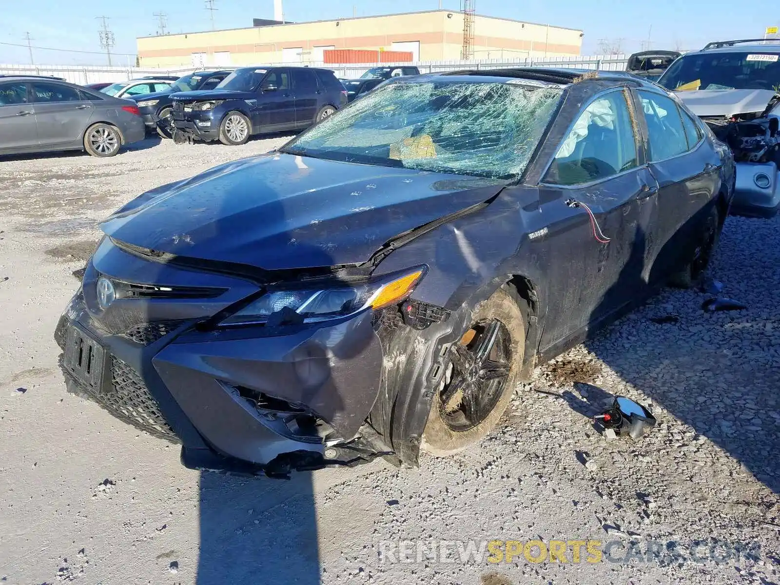 2 Photograph of a damaged car 4T1B21HK9KU517335 TOYOTA CAMRY 2019