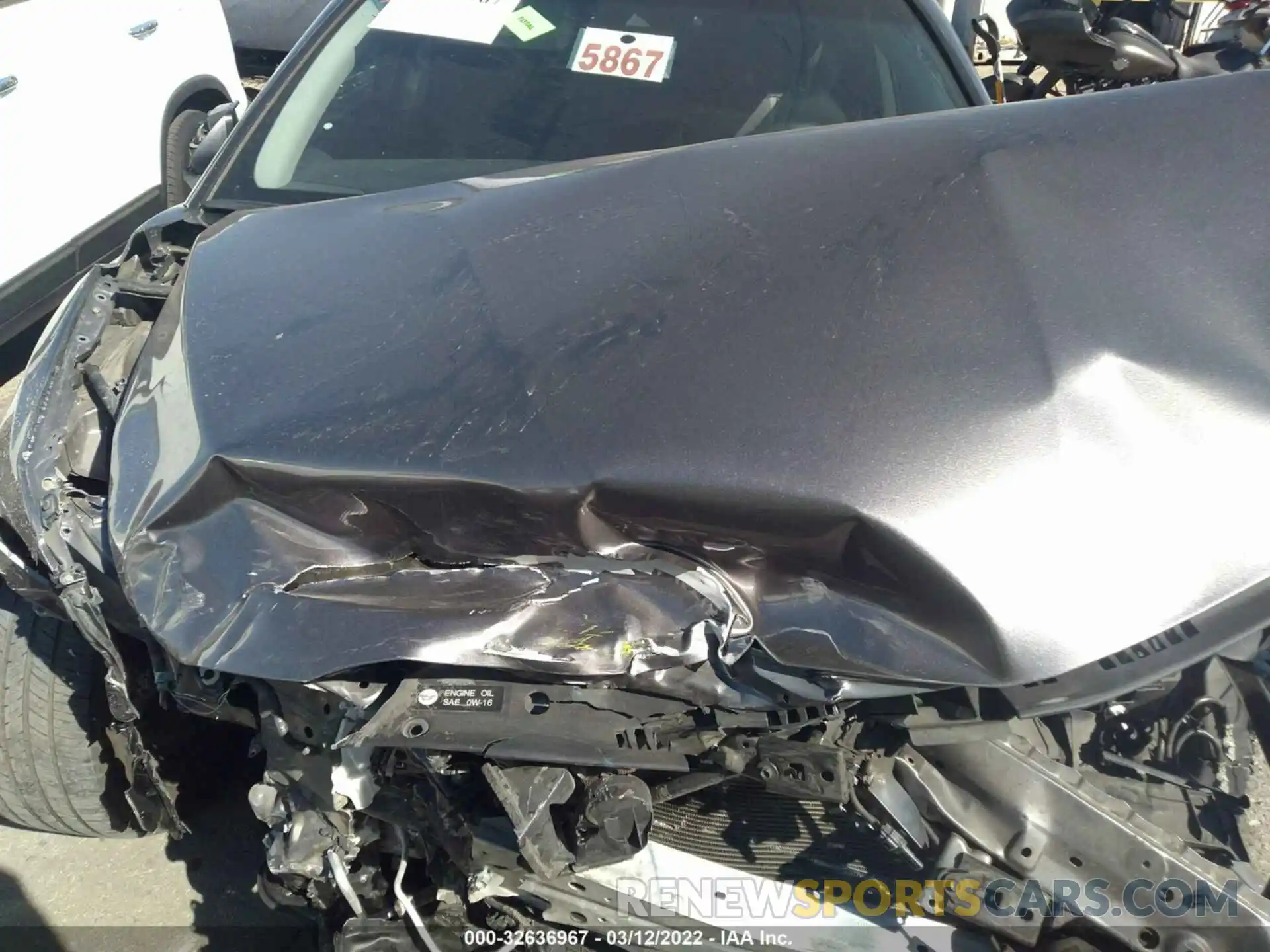 10 Photograph of a damaged car 4T1B21HK9KU521823 TOYOTA CAMRY 2019