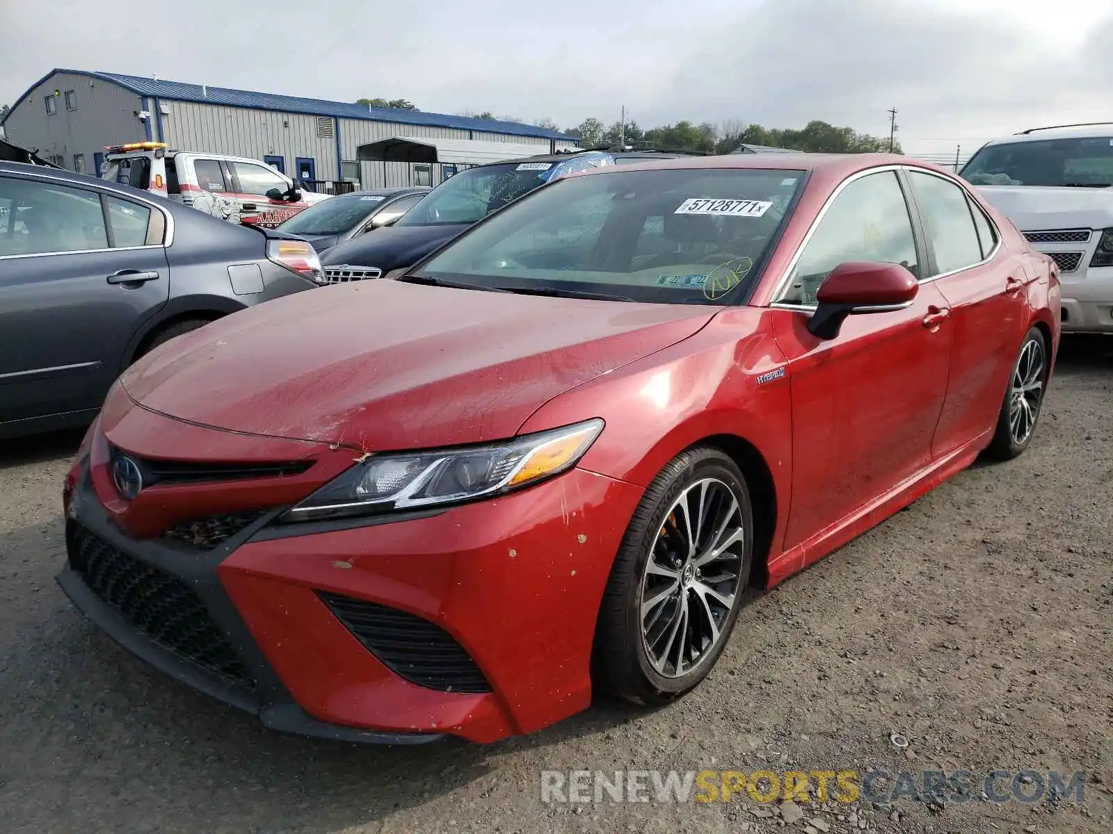 2 Photograph of a damaged car 4T1B21HKXKU012131 TOYOTA CAMRY 2019