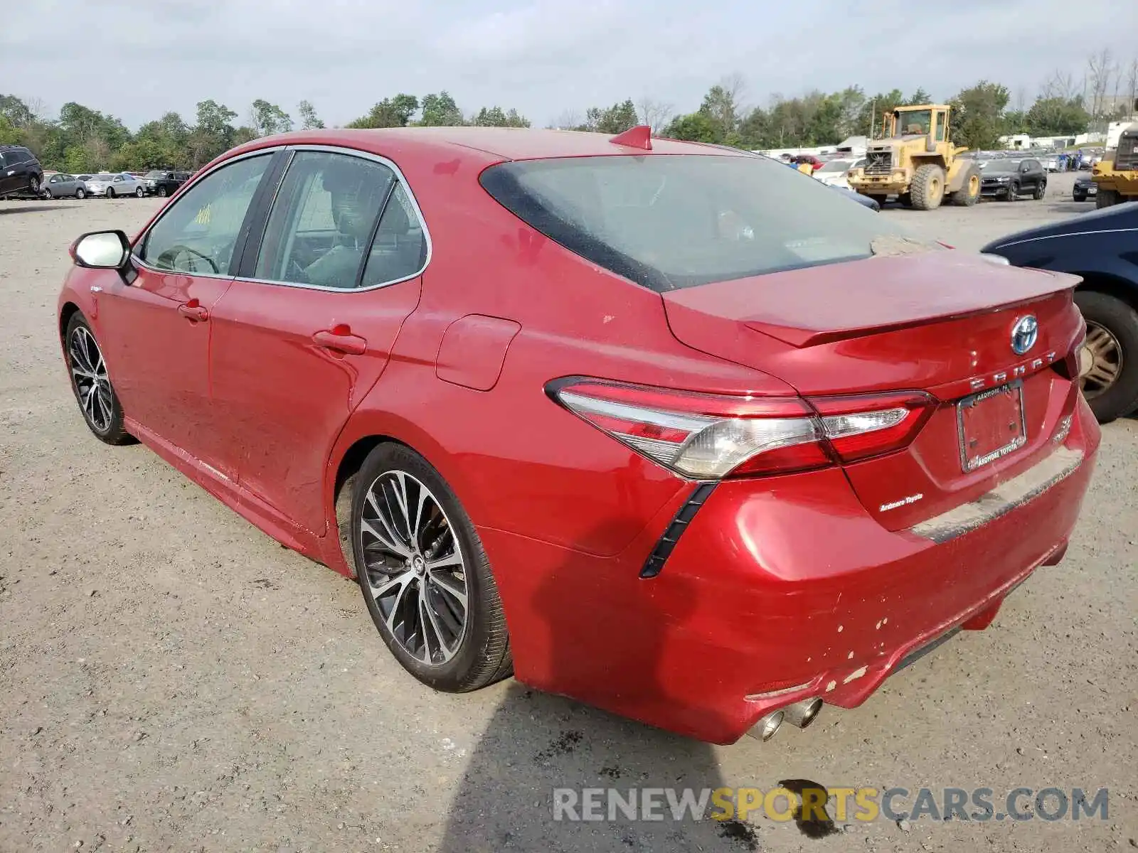 3 Фотография поврежденного автомобиля 4T1B21HKXKU012131 TOYOTA CAMRY 2019