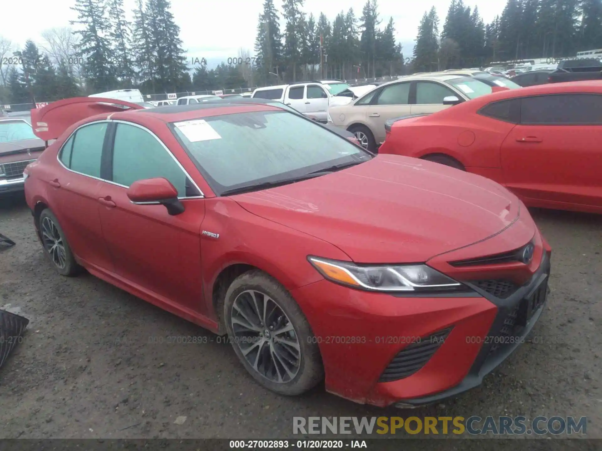 1 Photograph of a damaged car 4T1B21HKXKU014039 TOYOTA CAMRY 2019