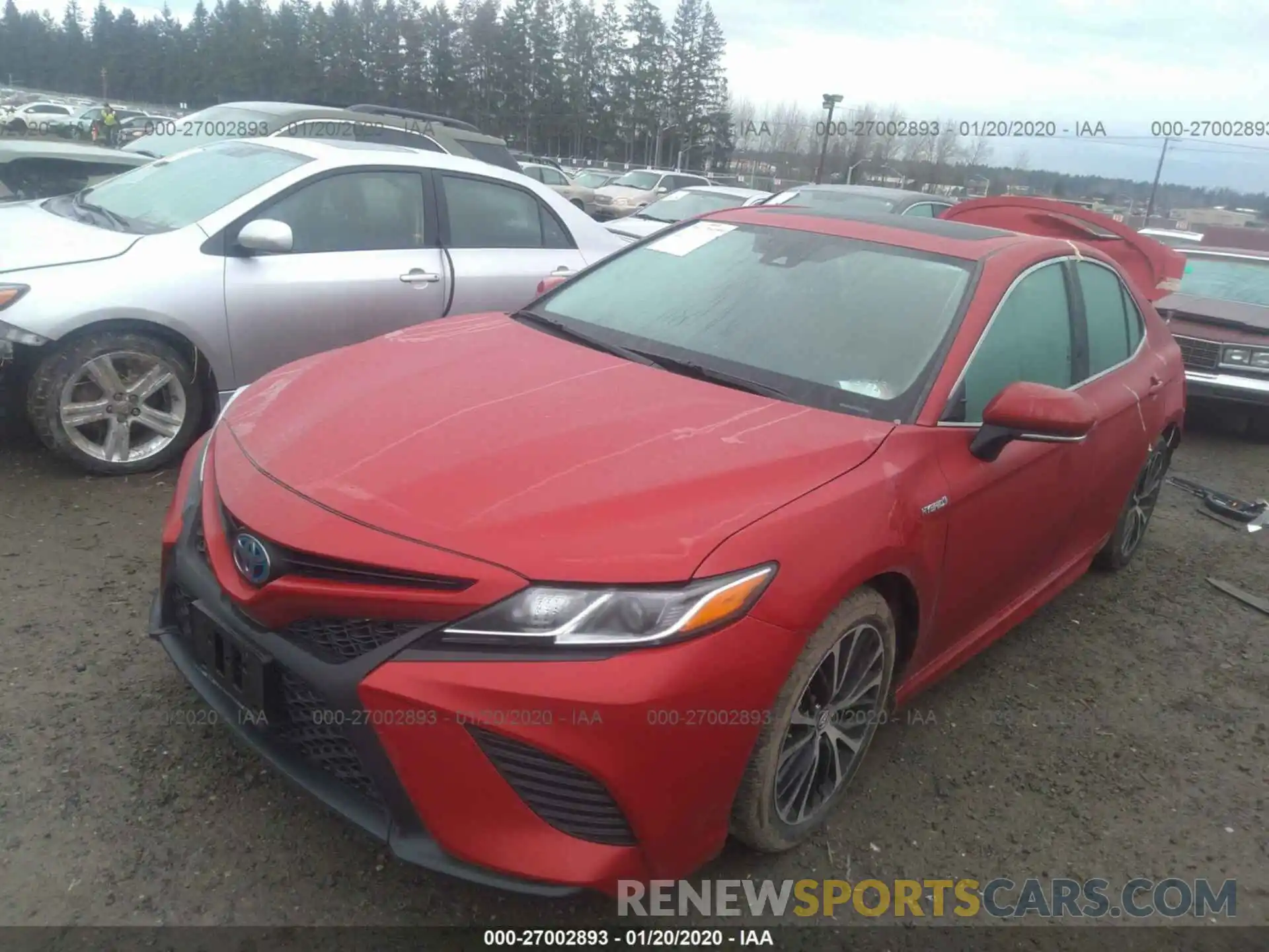 2 Photograph of a damaged car 4T1B21HKXKU014039 TOYOTA CAMRY 2019