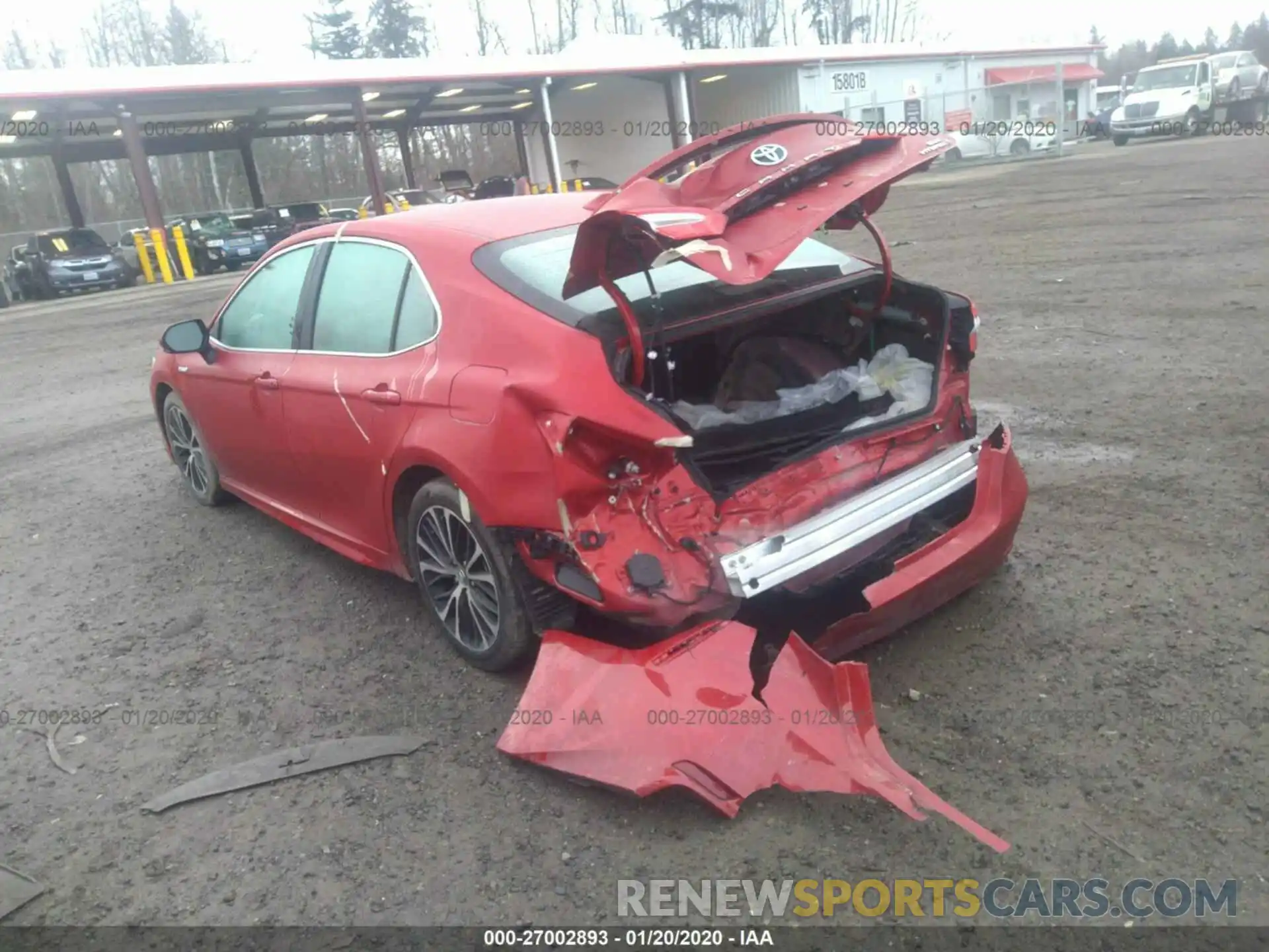 3 Photograph of a damaged car 4T1B21HKXKU014039 TOYOTA CAMRY 2019