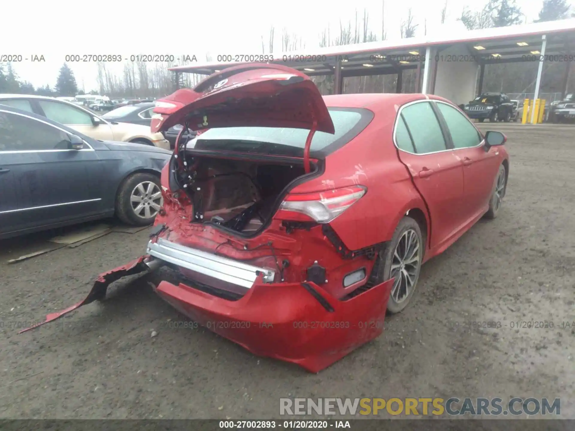 4 Фотография поврежденного автомобиля 4T1B21HKXKU014039 TOYOTA CAMRY 2019