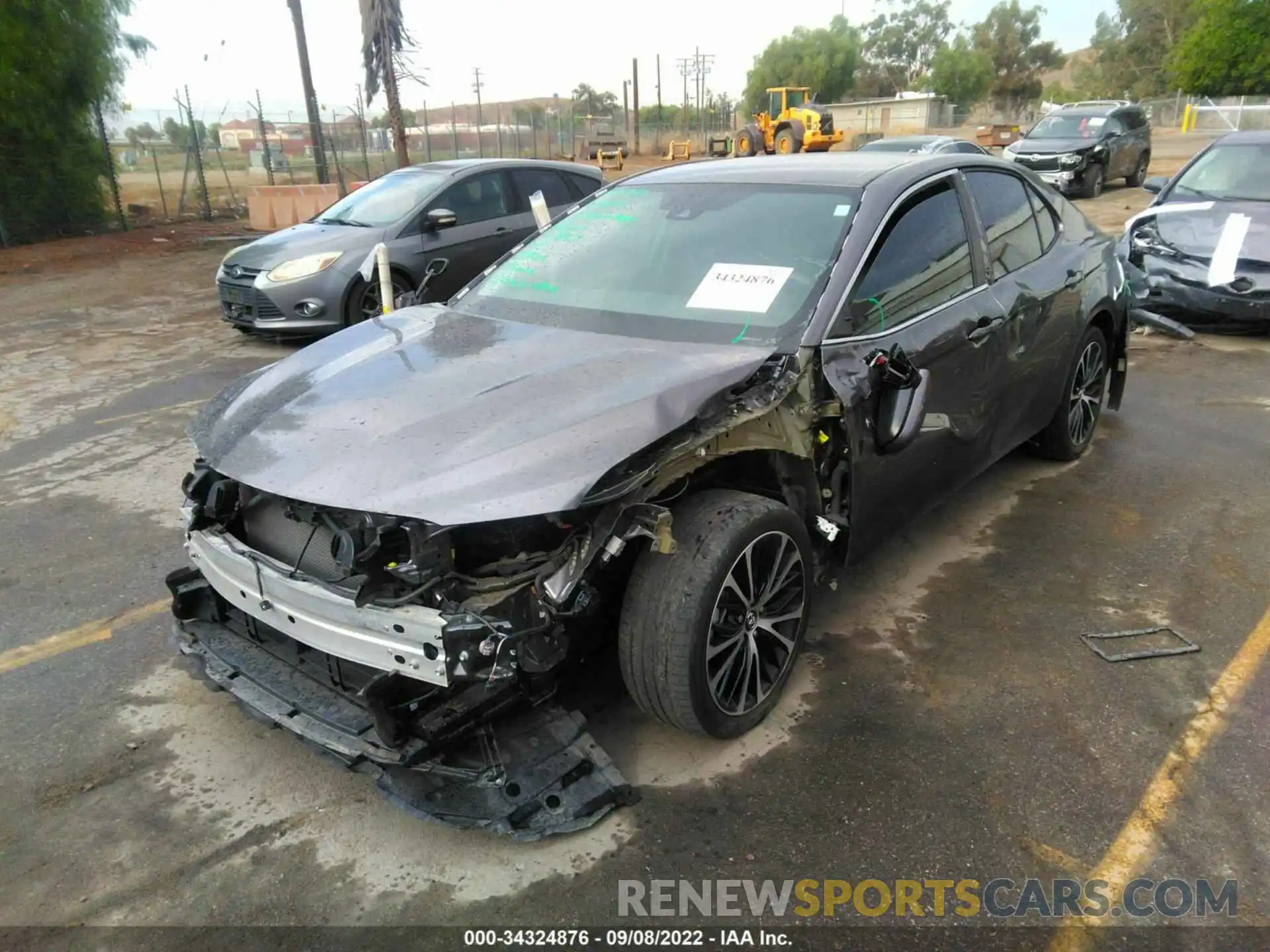 2 Photograph of a damaged car 4T1B21HKXKU521488 TOYOTA CAMRY 2019