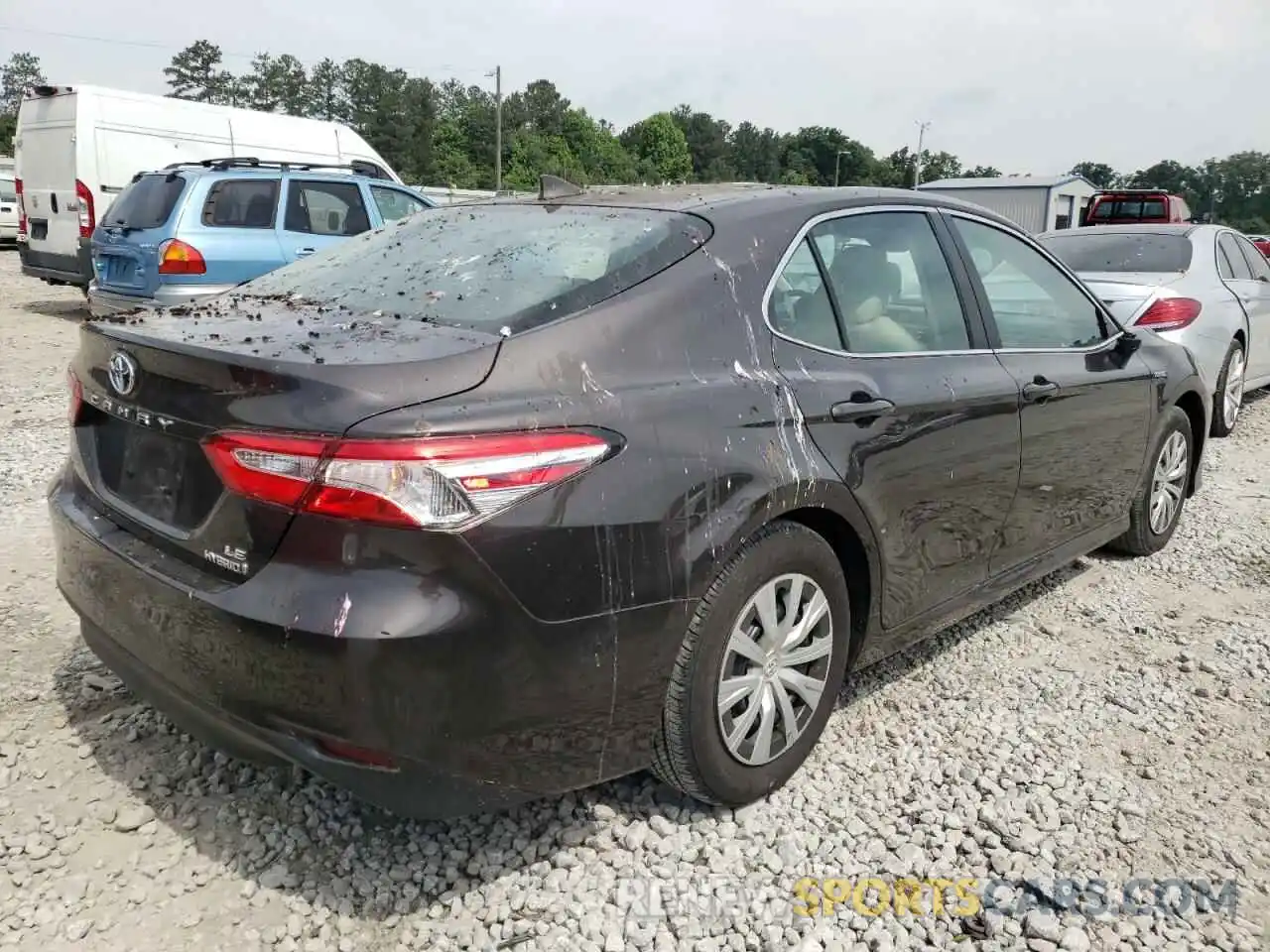 4 Photograph of a damaged car 4T1B31HK0KU005296 TOYOTA CAMRY 2019