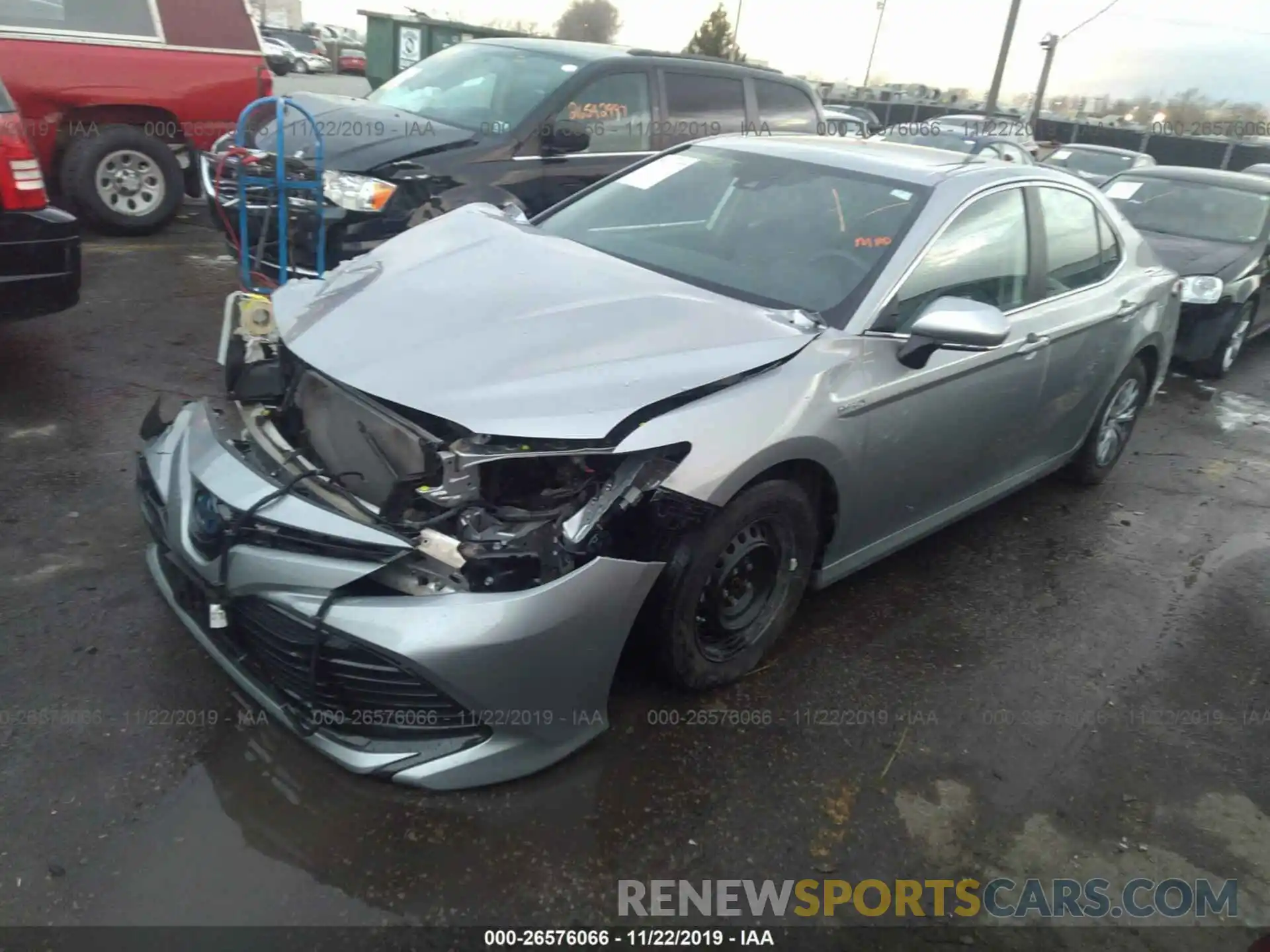 2 Photograph of a damaged car 4T1B31HK0KU005377 TOYOTA CAMRY 2019