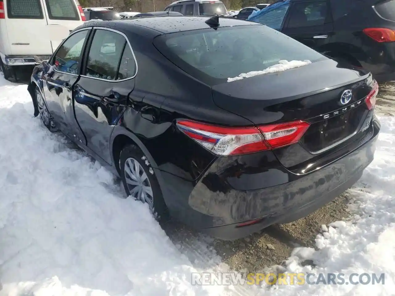 3 Фотография поврежденного автомобиля 4T1B31HK0KU005511 TOYOTA CAMRY 2019