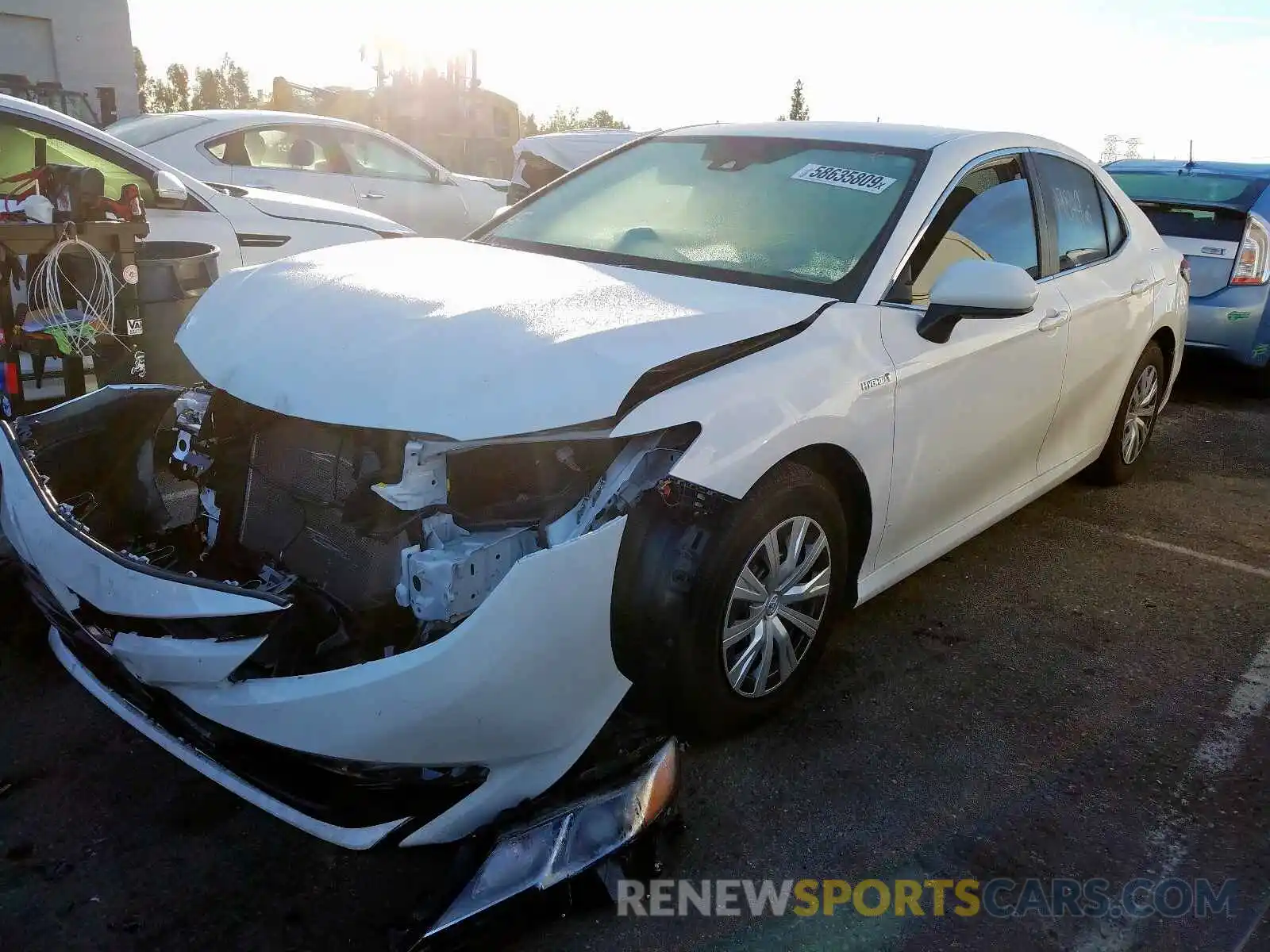 2 Photograph of a damaged car 4T1B31HK0KU005864 TOYOTA CAMRY 2019