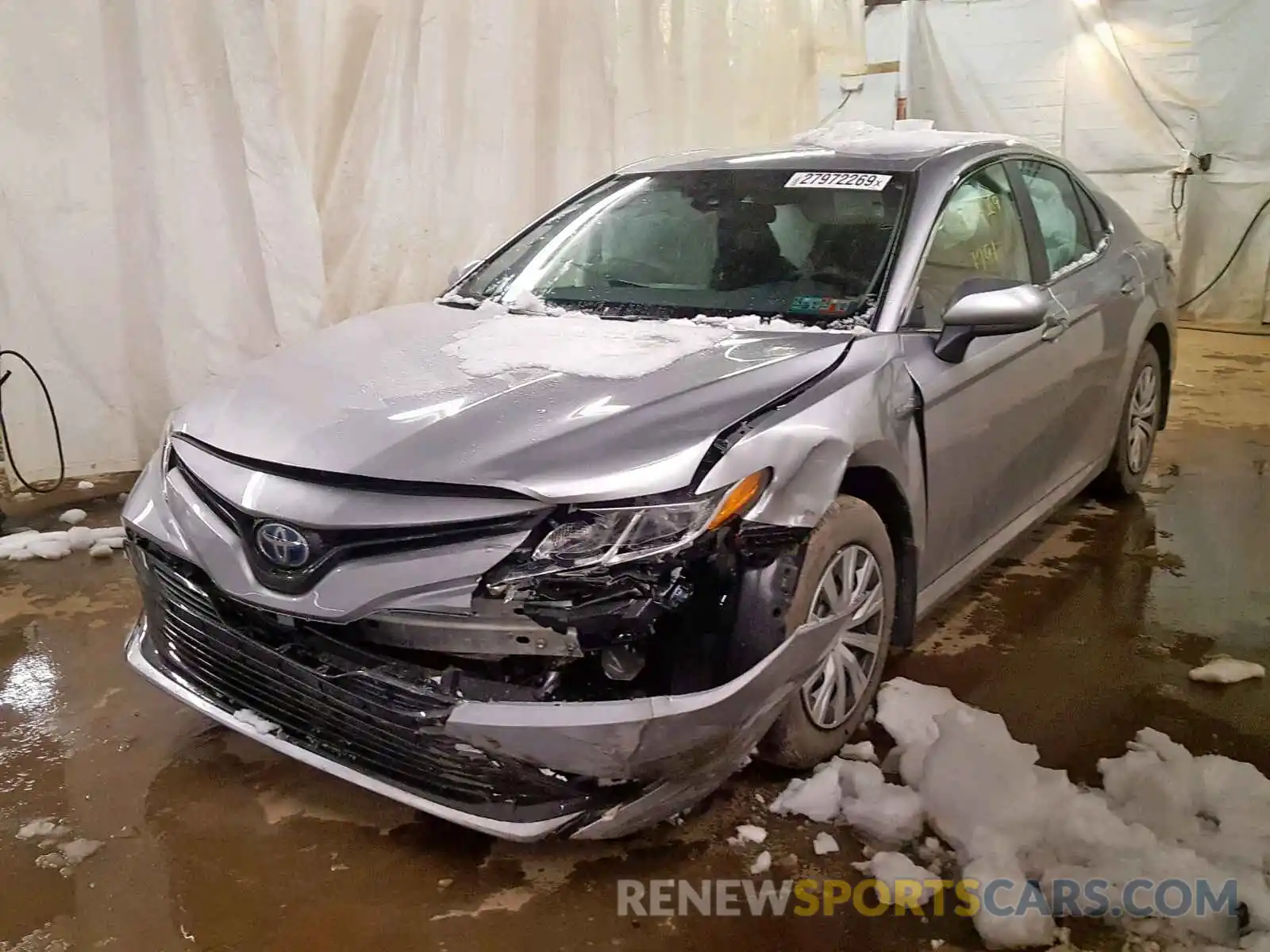 2 Photograph of a damaged car 4T1B31HK0KU006089 TOYOTA CAMRY 2019