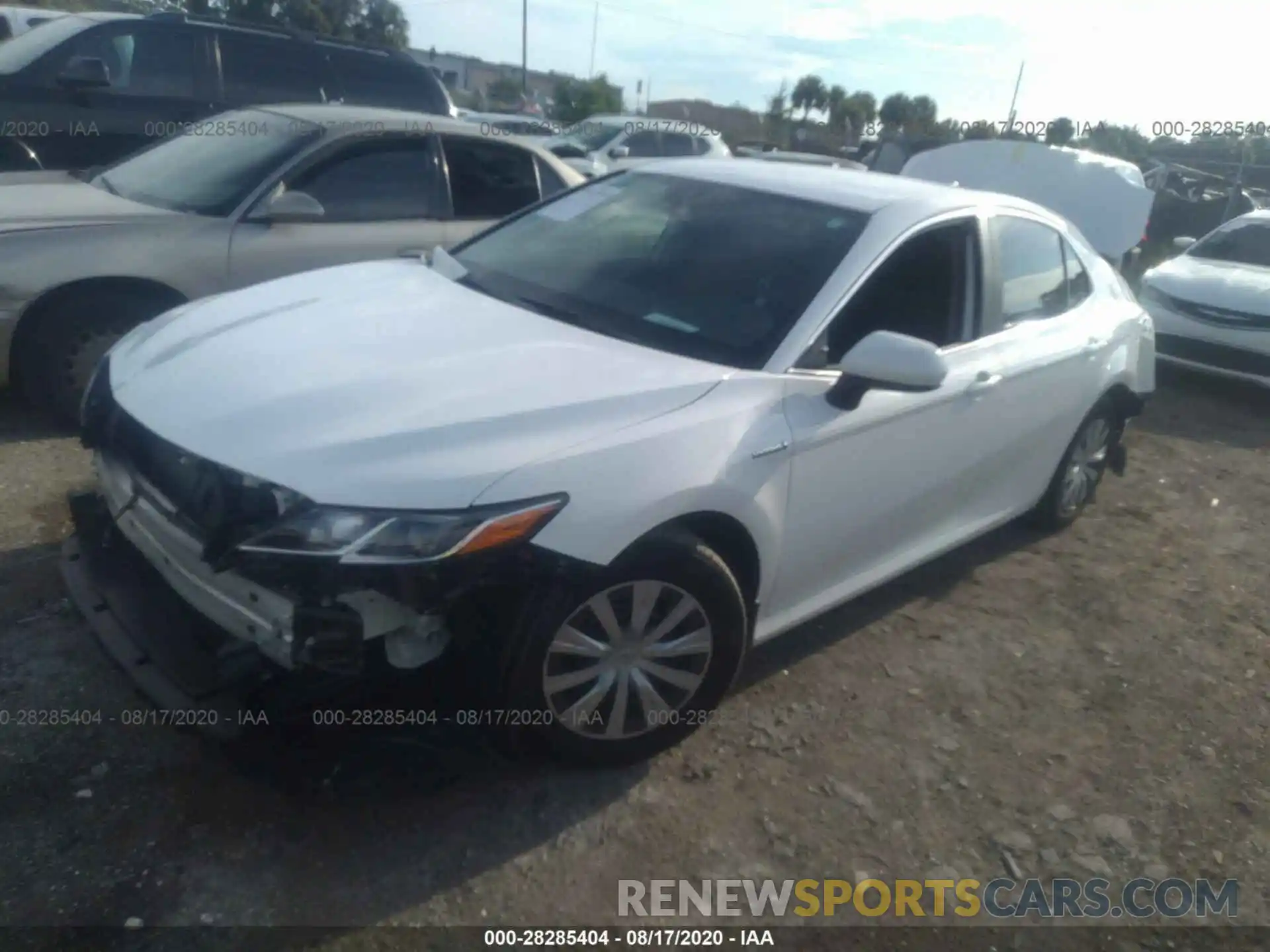 2 Photograph of a damaged car 4T1B31HK0KU007064 TOYOTA CAMRY 2019