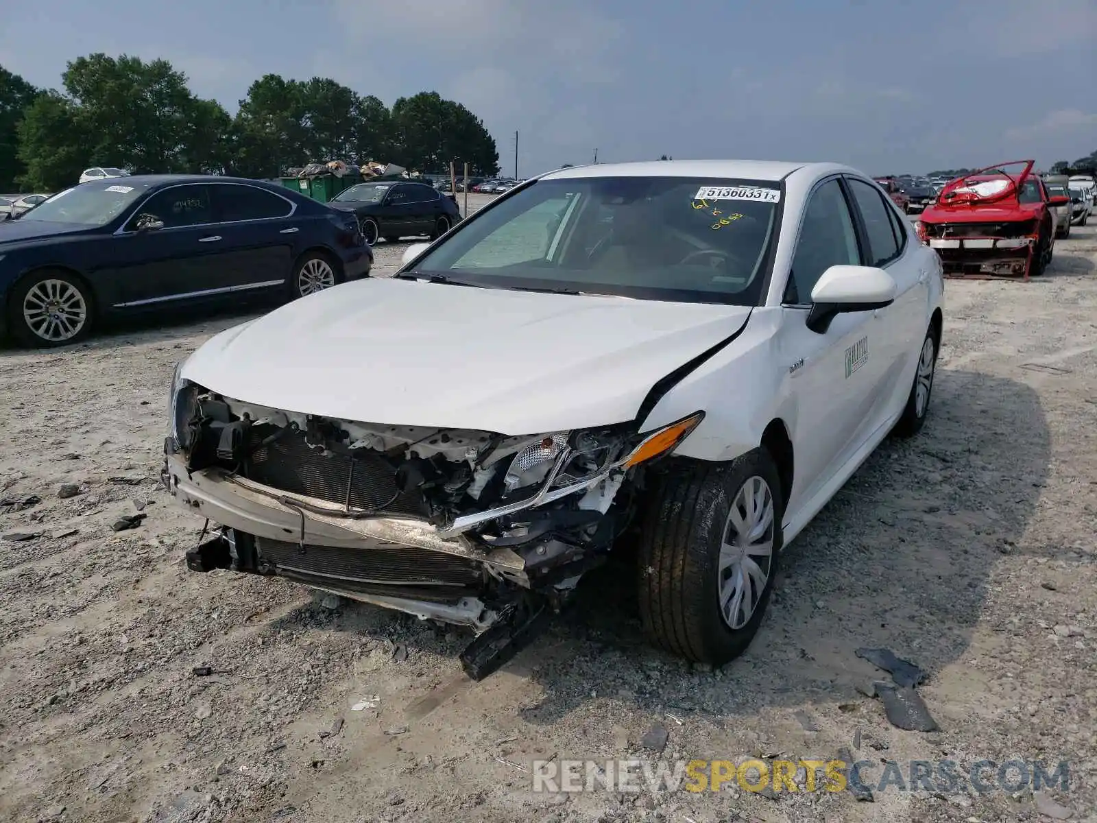 2 Photograph of a damaged car 4T1B31HK0KU510853 TOYOTA CAMRY 2019