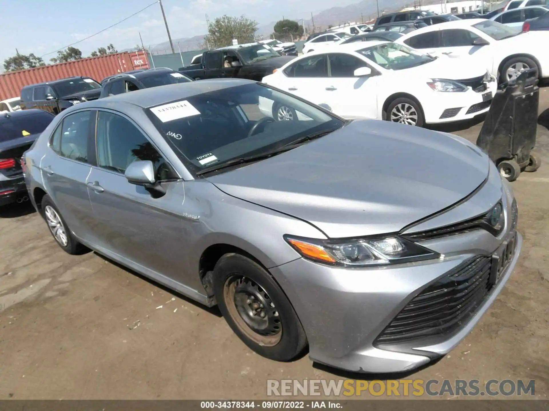 1 Photograph of a damaged car 4T1B31HK0KU511226 TOYOTA CAMRY 2019