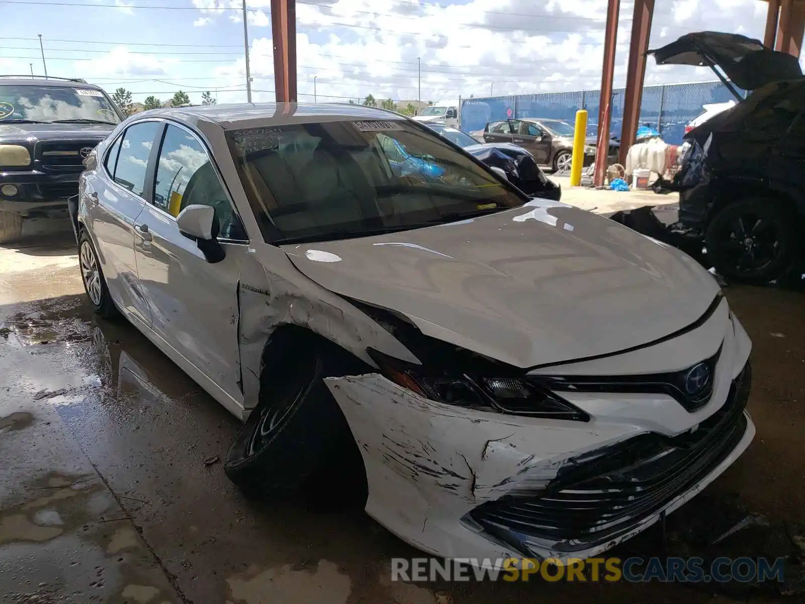 1 Photograph of a damaged car 4T1B31HK0KU512831 TOYOTA CAMRY 2019