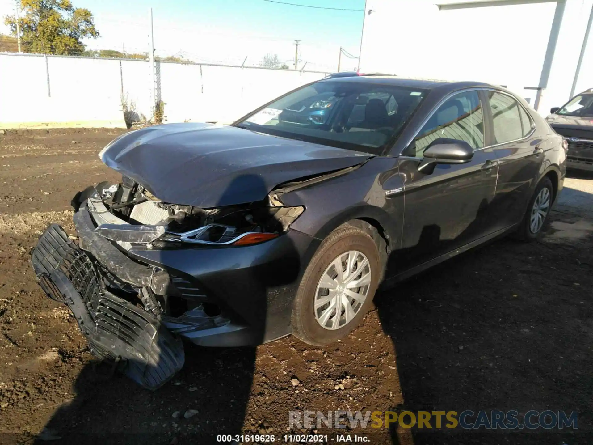 2 Photograph of a damaged car 4T1B31HK0KU514207 TOYOTA CAMRY 2019