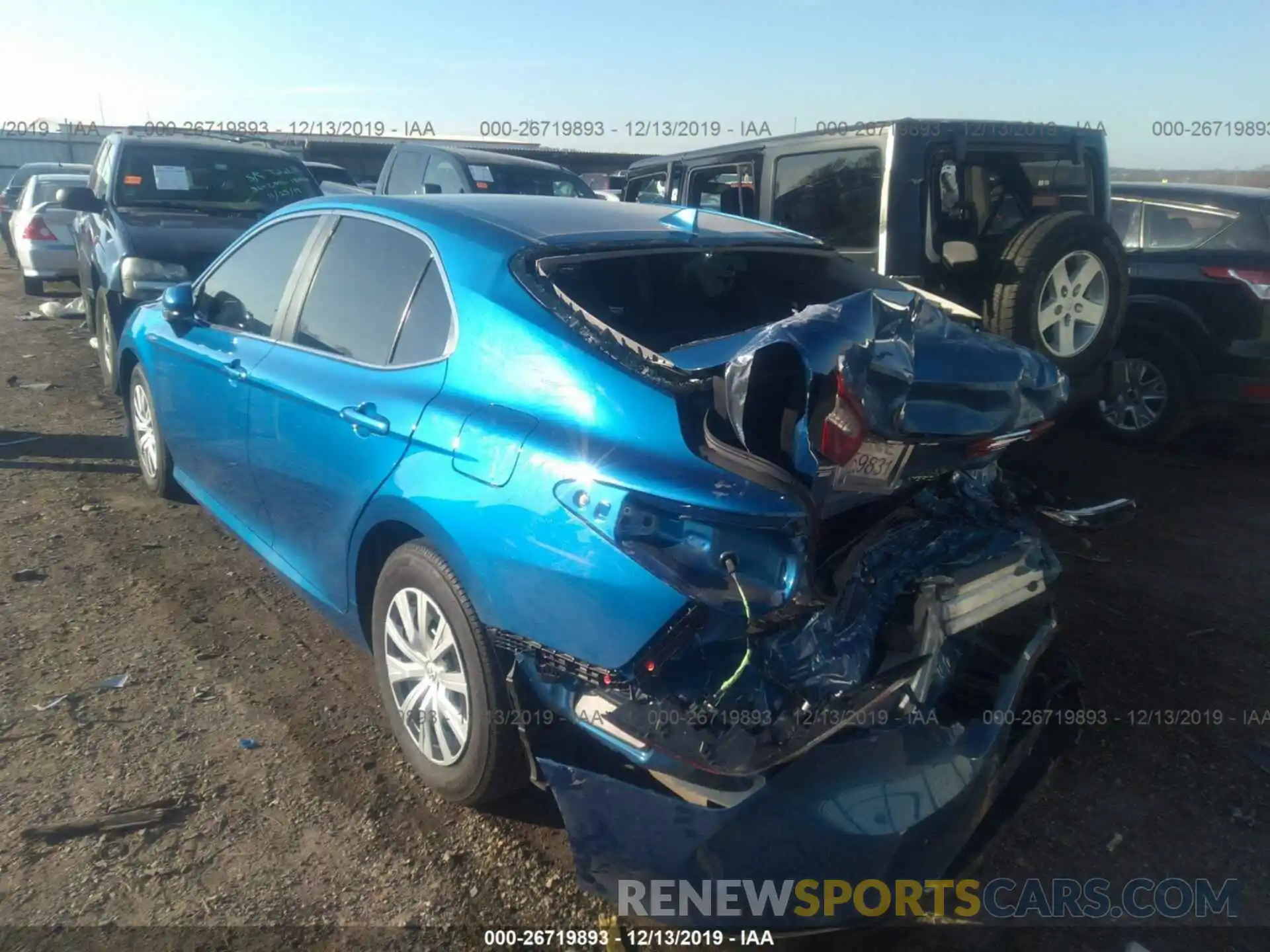 3 Photograph of a damaged car 4T1B31HK1KU005436 TOYOTA CAMRY 2019