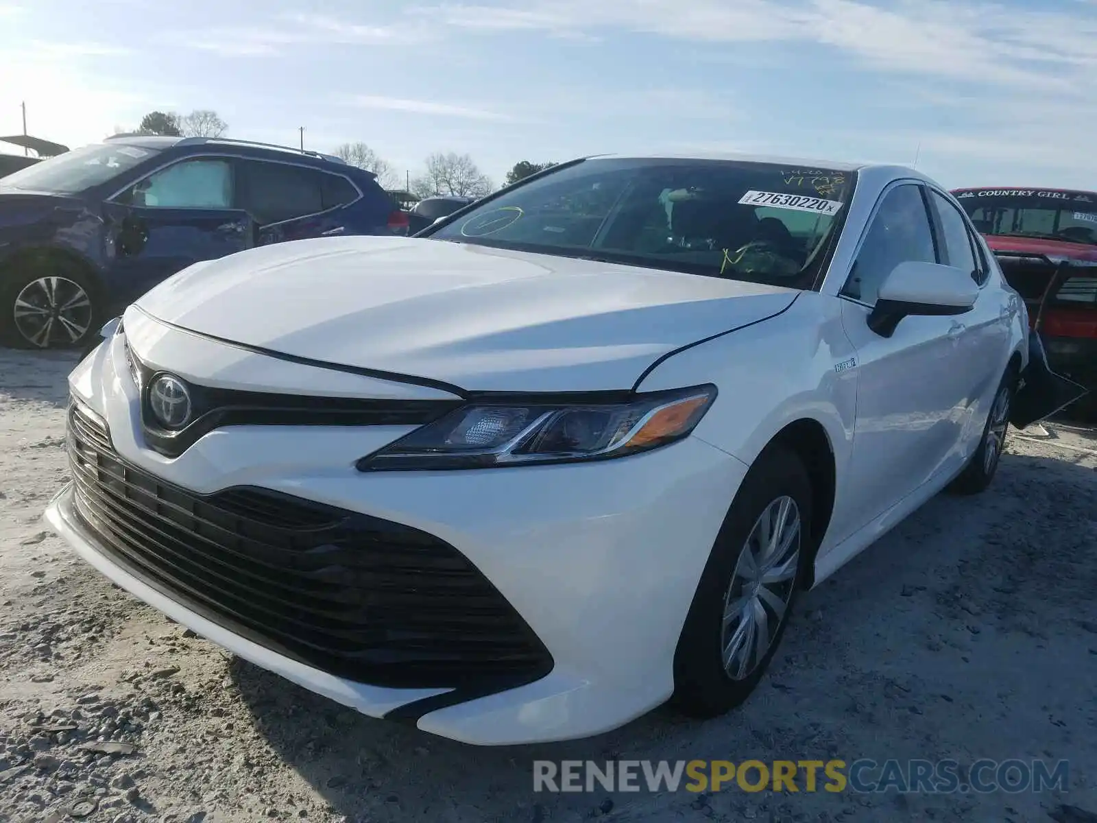 2 Photograph of a damaged car 4T1B31HK1KU007798 TOYOTA CAMRY 2019