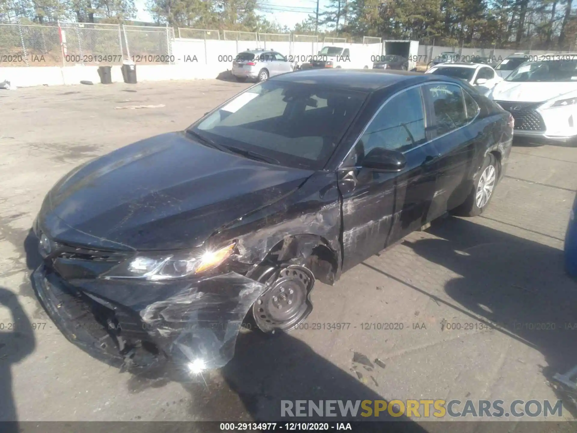 2 Photograph of a damaged car 4T1B31HK1KU009017 TOYOTA CAMRY 2019