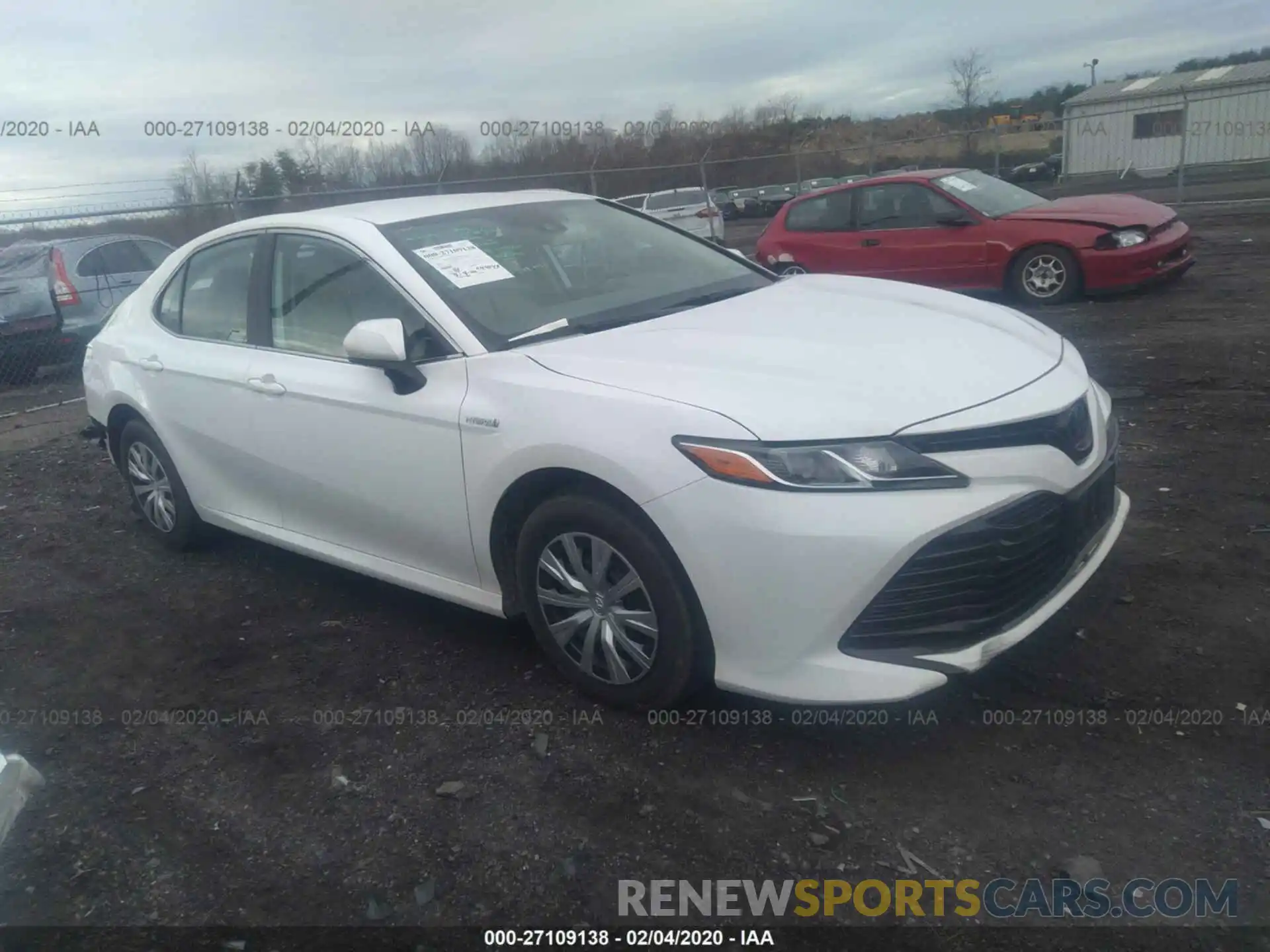 1 Photograph of a damaged car 4T1B31HK1KU508691 TOYOTA CAMRY 2019