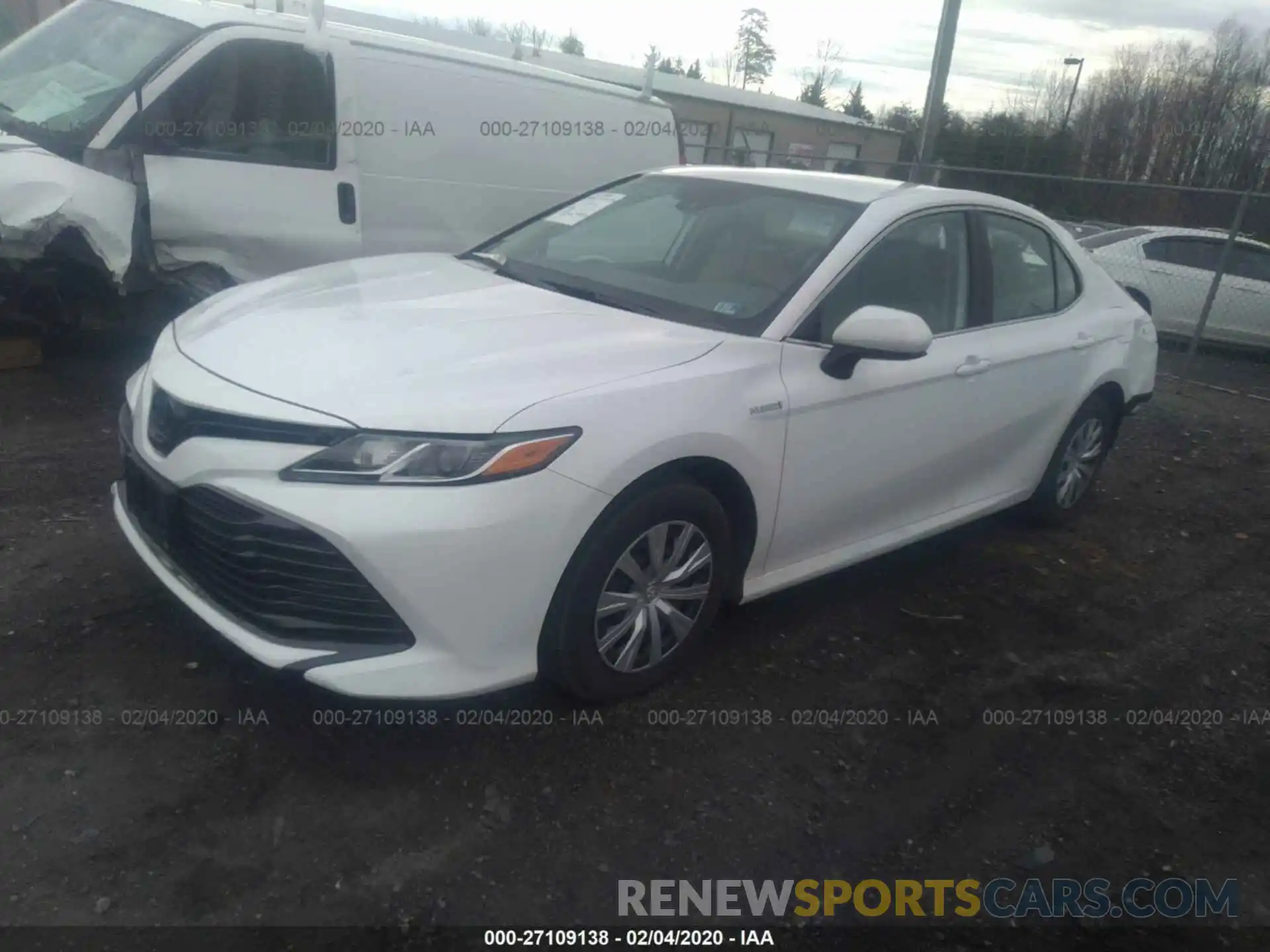 2 Photograph of a damaged car 4T1B31HK1KU508691 TOYOTA CAMRY 2019