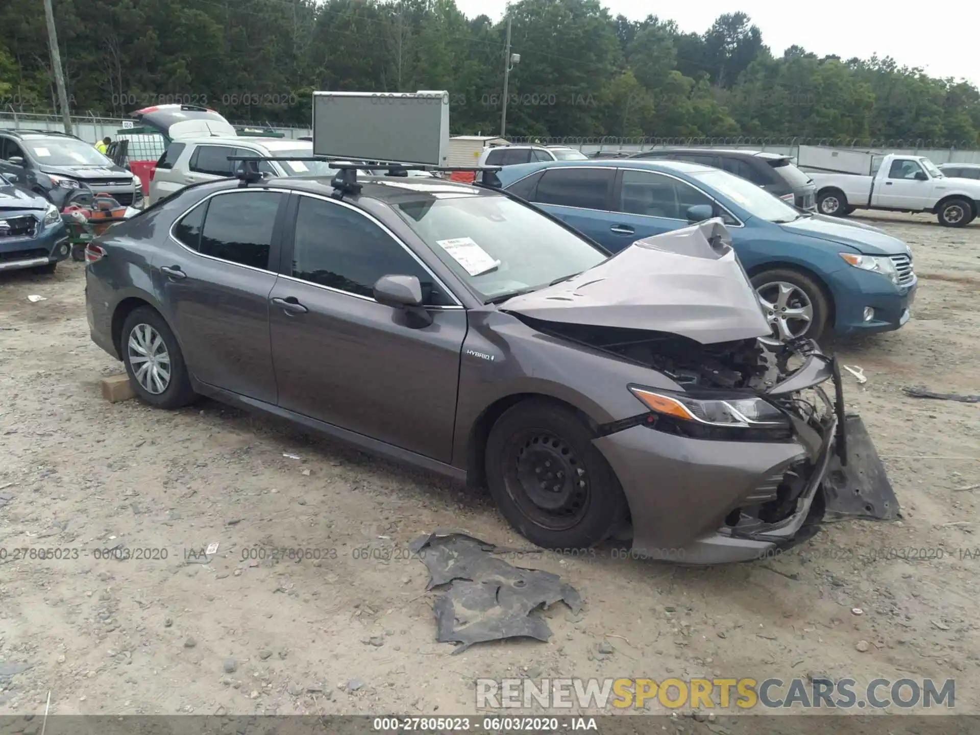 1 Photograph of a damaged car 4T1B31HK1KU509503 TOYOTA CAMRY 2019